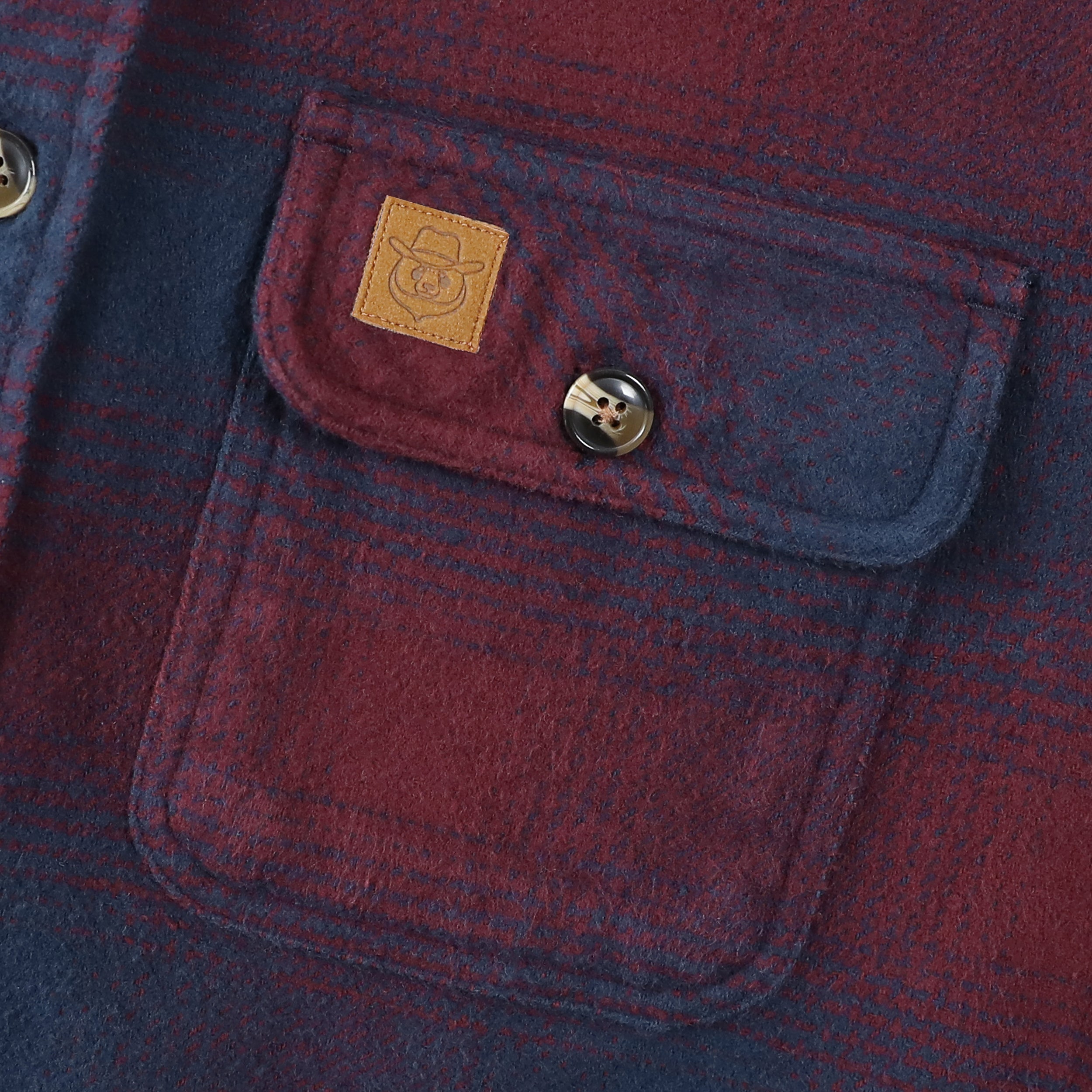 Dubinik® 13oz Ultra Heavyweight Flannel Shirt for Men Long Sleeve Casual Button Down Soft Pure Cotton Plaid Warm Suede Cuffs#0082005