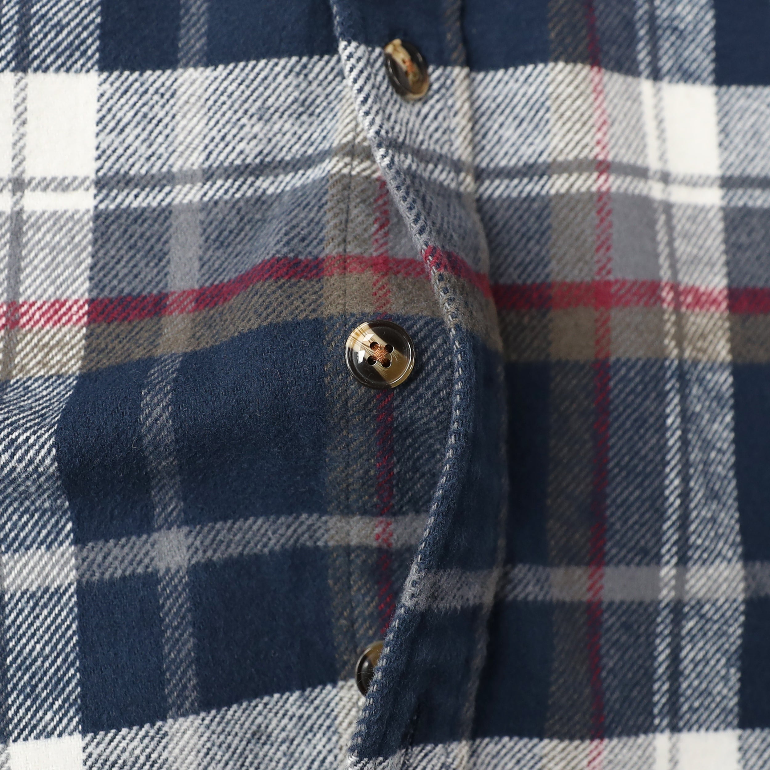 Dubinik® 13oz Ultra Heavyweight Flannel Shirt for Men Long Sleeve Casual Button Down Soft Pure Cotton Plaid Warm Suede Cuffs#0082004