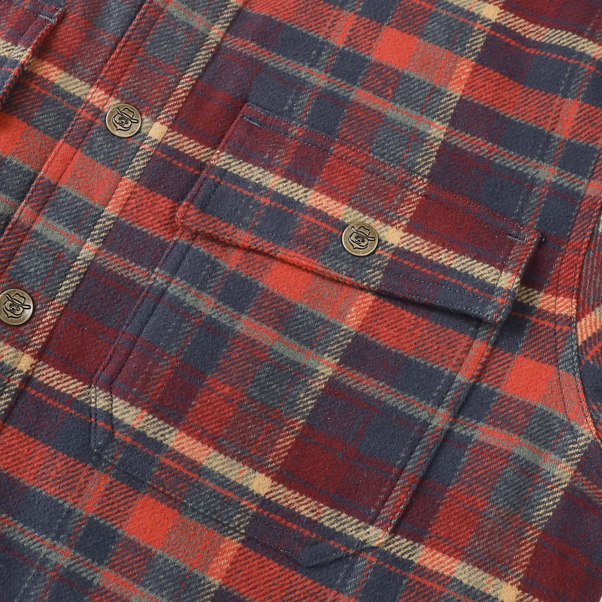 Dubinik® Men’s Overshirt Shacket – Cozy Warm-Lined Plaid Flannel, Lightweight Casual Button-Down Long Sleeve Jacket #0181010