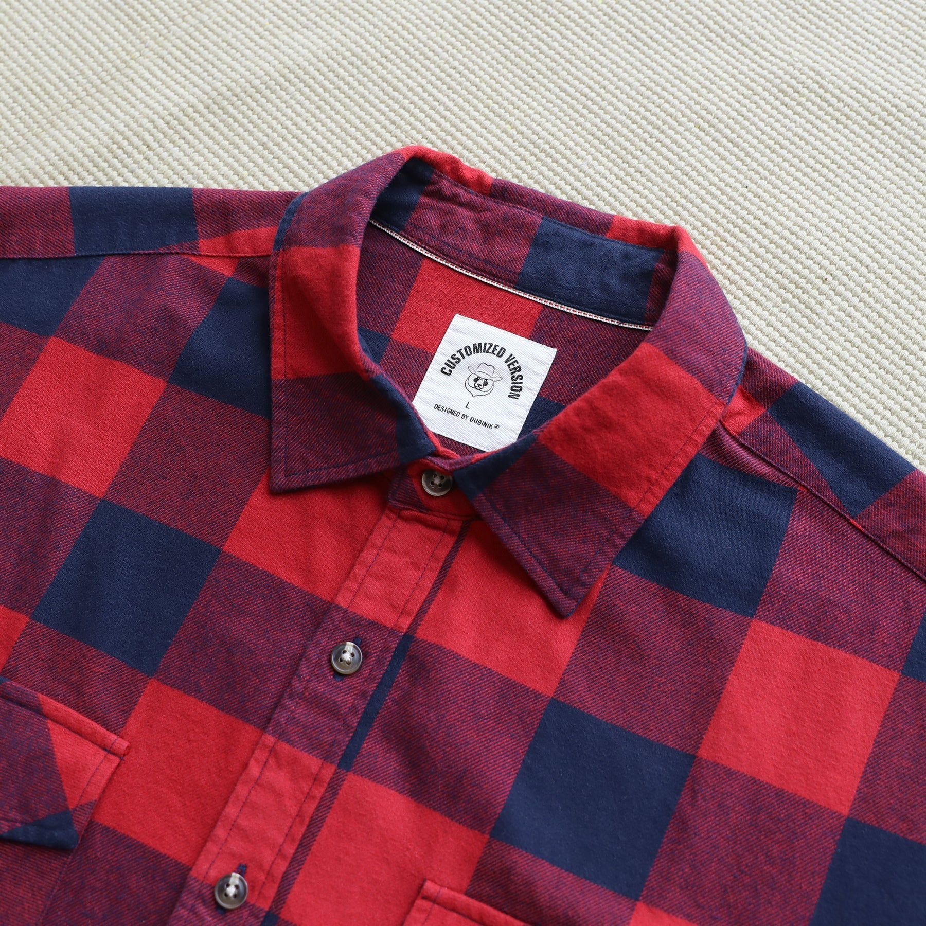 Men's sleeveless plaid shirt  #1210