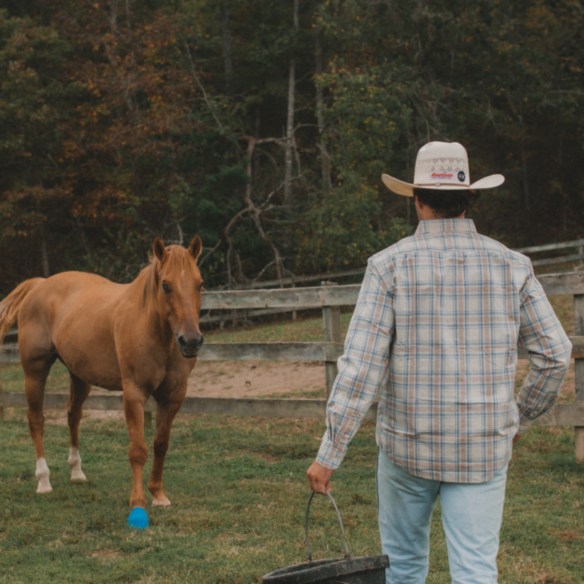 Dubinik® Mens Long Sleeve Button Down Shirts Casual Plaid Shirt with Practical Double Pockets Comfortable and Soft#0050023