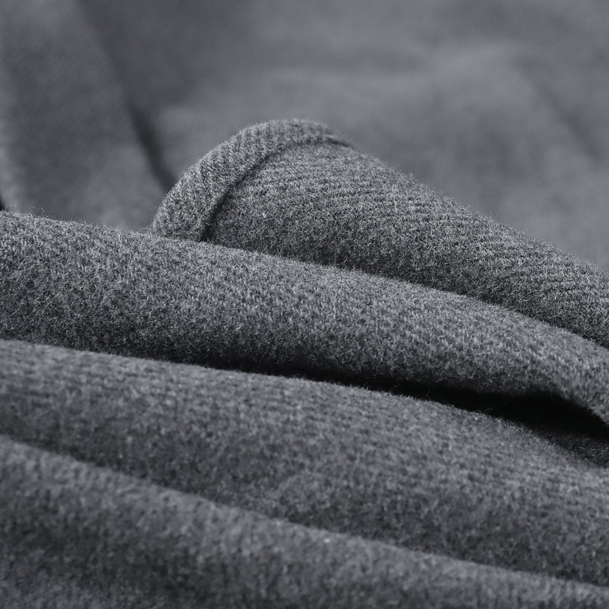 Dubinik® 13oz Ultra Heavyweight Dark Gray Solid Flannel Shirt for Men Long Sleeve Mens Plaid Button Down Shirts for Men Vintage 100% Cotton#0081001