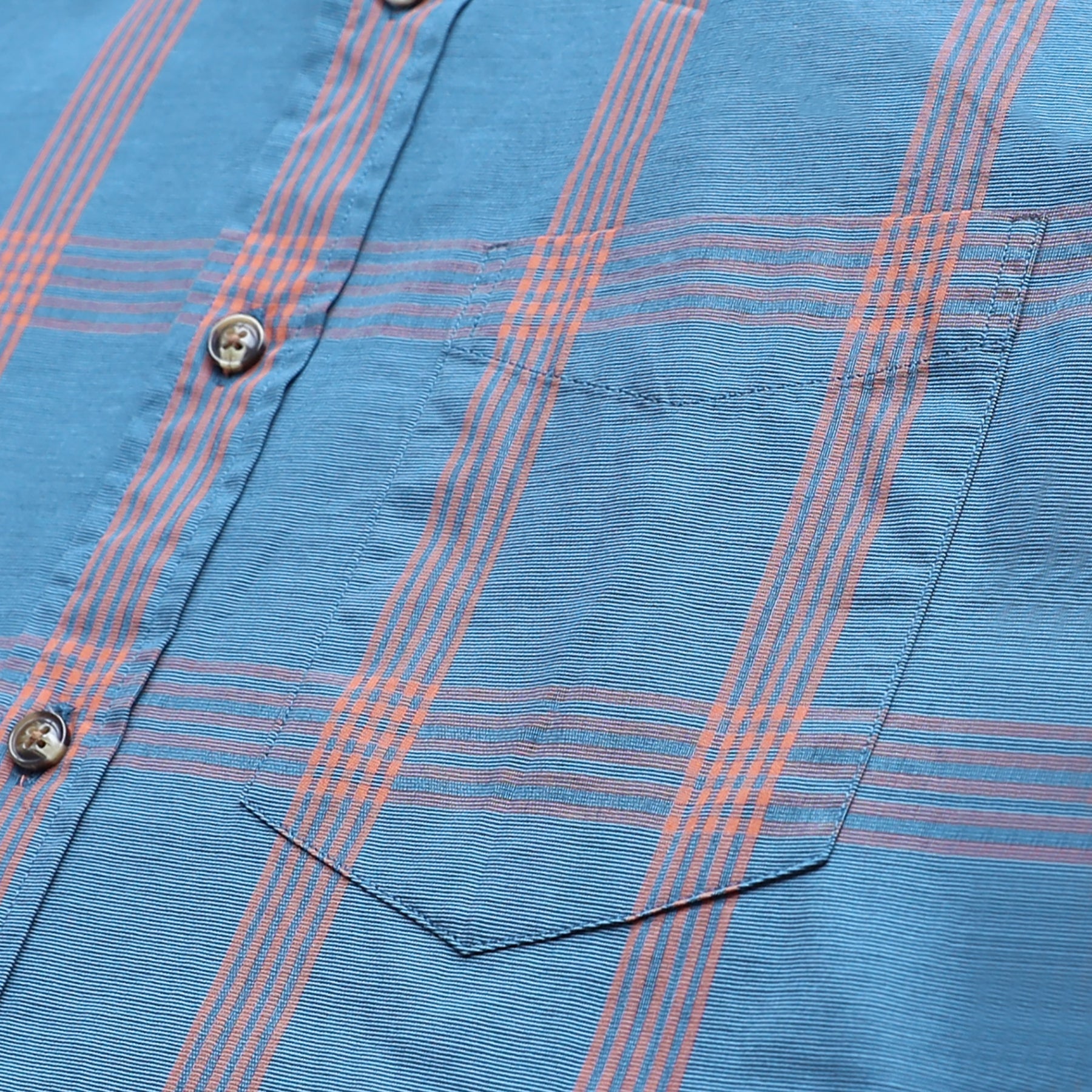 Men's casual short-sleeved cotton shirt #0002