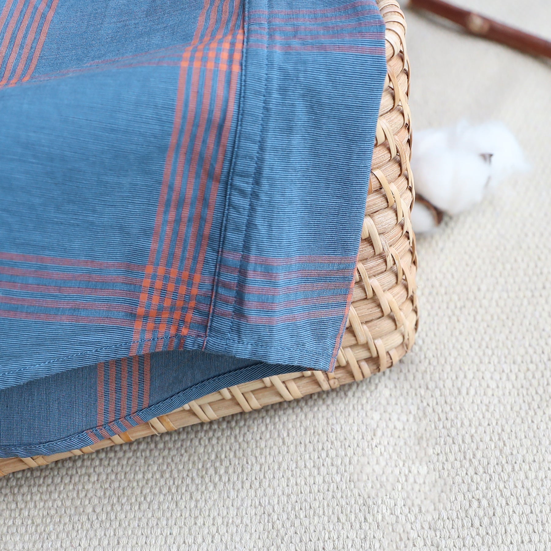 Men's casual short-sleeved cotton shirt #0002