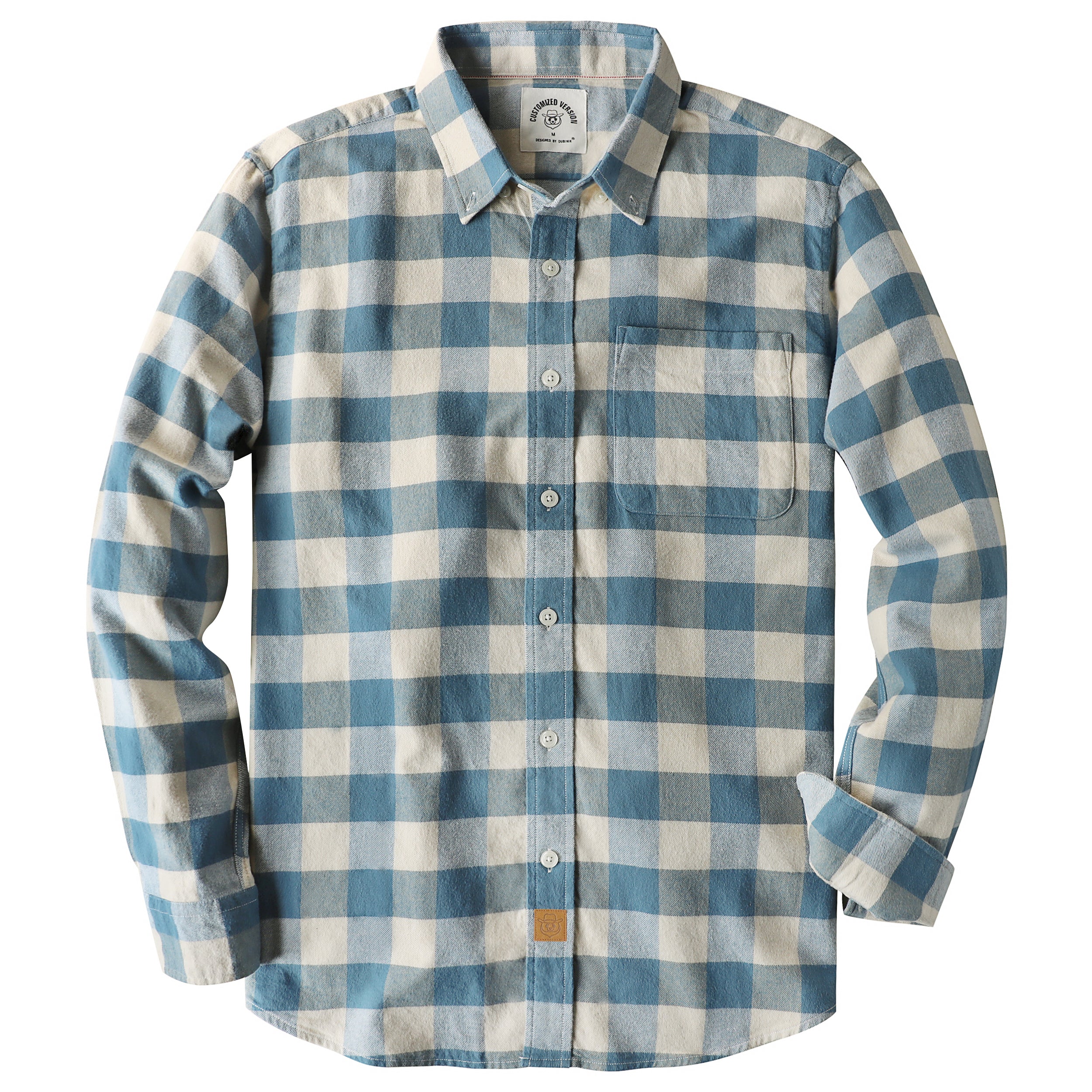 Men's Plaid Flannel Long Sleeve Shirts #0325
