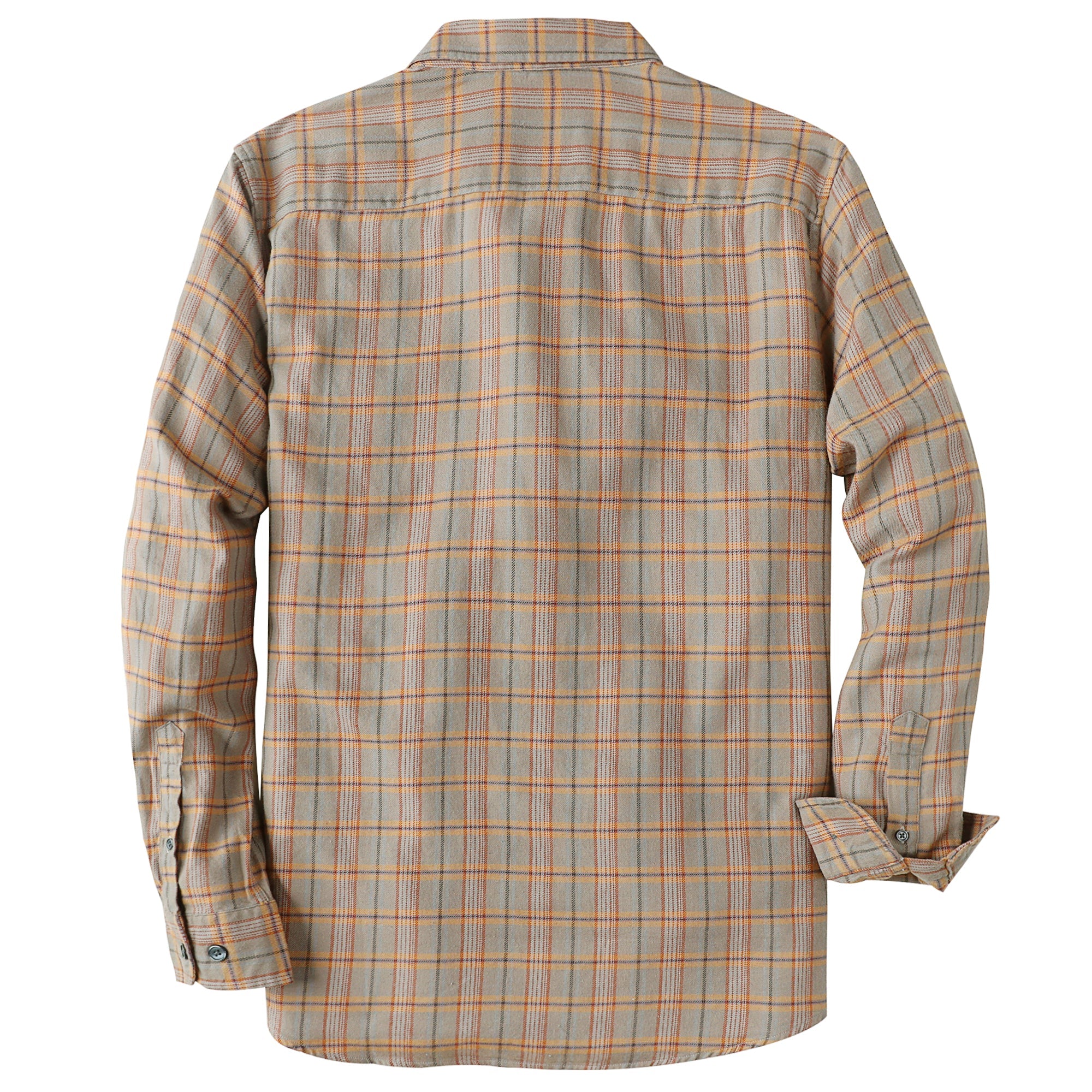Men's Plaid Flannel Long Sleeve Shirts #0334