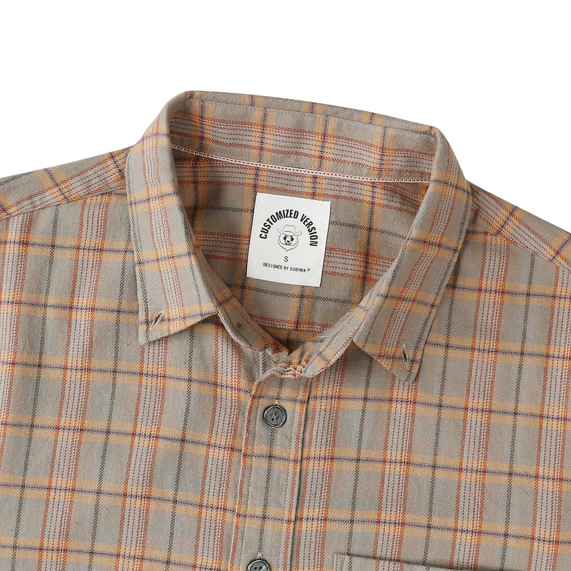 Men's Plaid Flannel Long Sleeve Shirts #0334