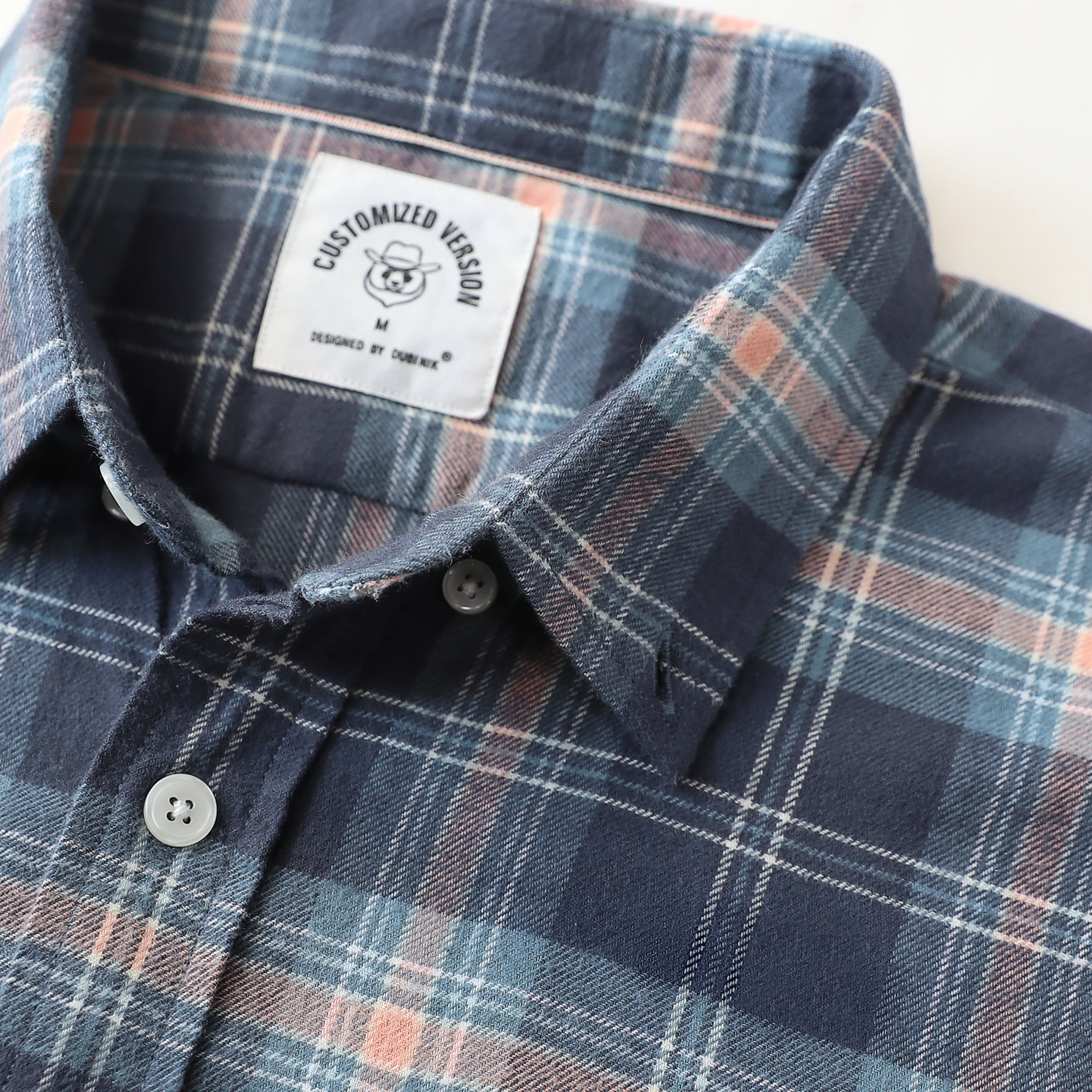 Men's Plaid Flannel Long Sleeve Shirts #0319