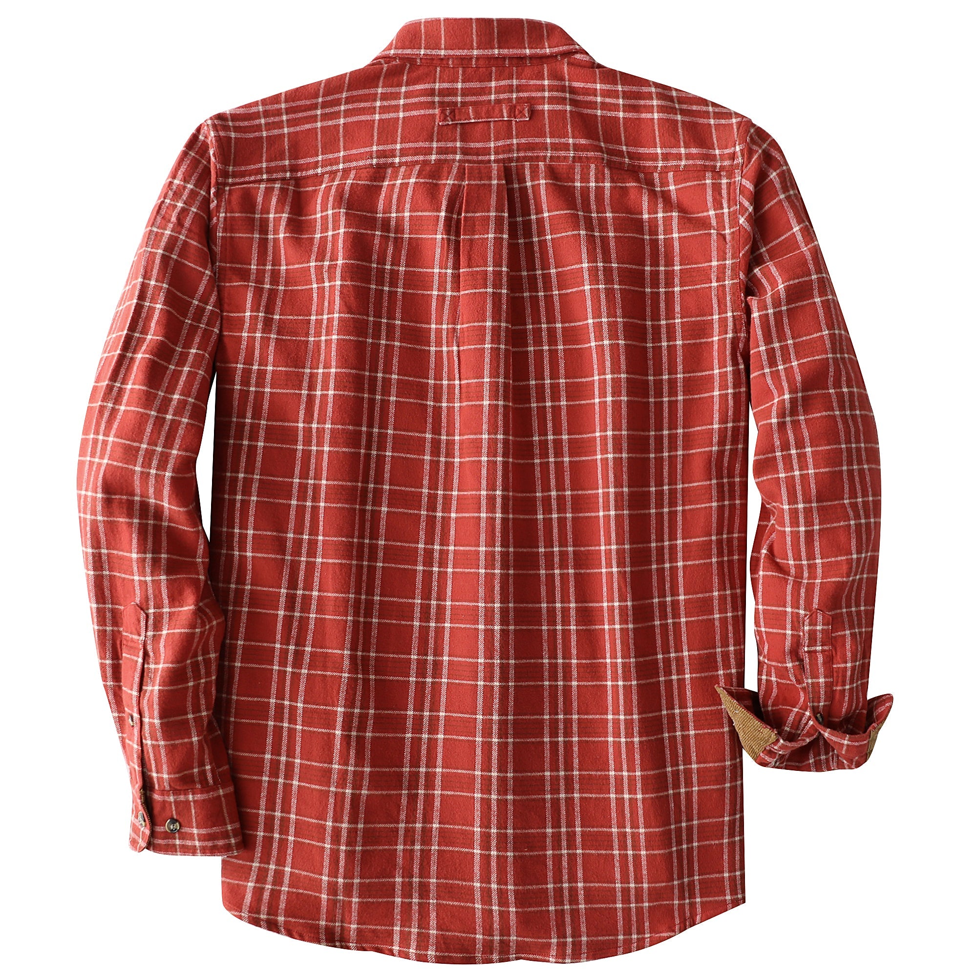 Dubinik® Mens Flannel Shirt Long Sleeve Button Down Plaid All Cotton Soft Brushed Flannel Shirt For Men Utility Casual Shirt #0030004