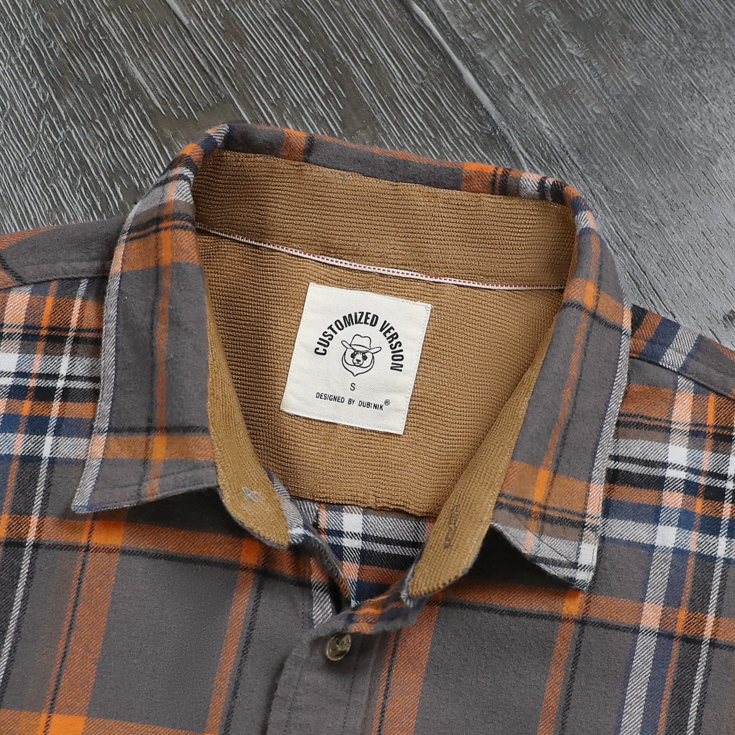 Dubinik® Mens Flannel Shirt Long Sleeve Button Down Plaid All Cotton Soft Brushed Flannel Shirt For Men Utility Casual Shirt #0030007