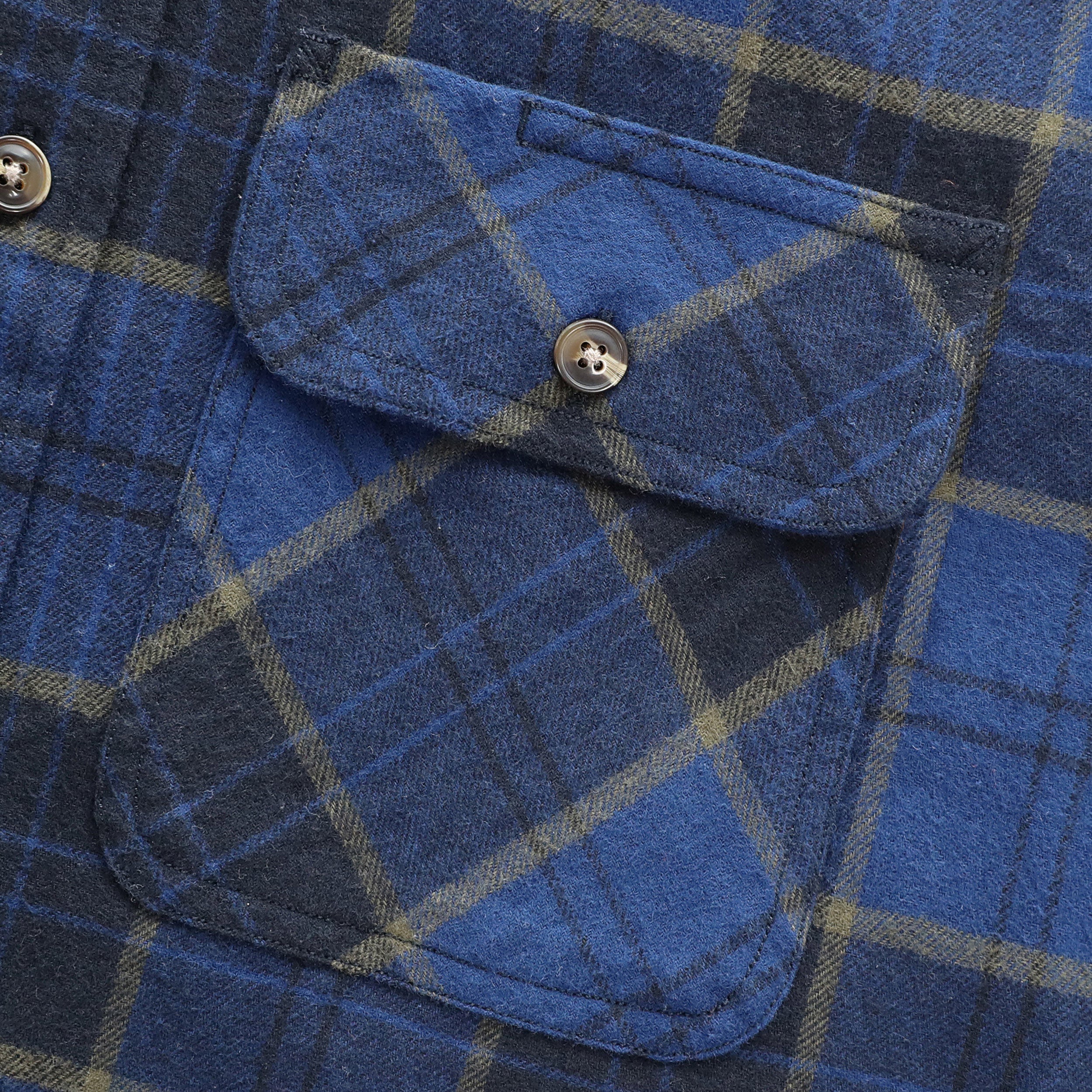 Dubinik® Mens Flannel Shirt Long Sleeve Button Down Plaid All Cotton Soft Brushed Flannel Shirt For Men Utility Casual Shirt #0030016