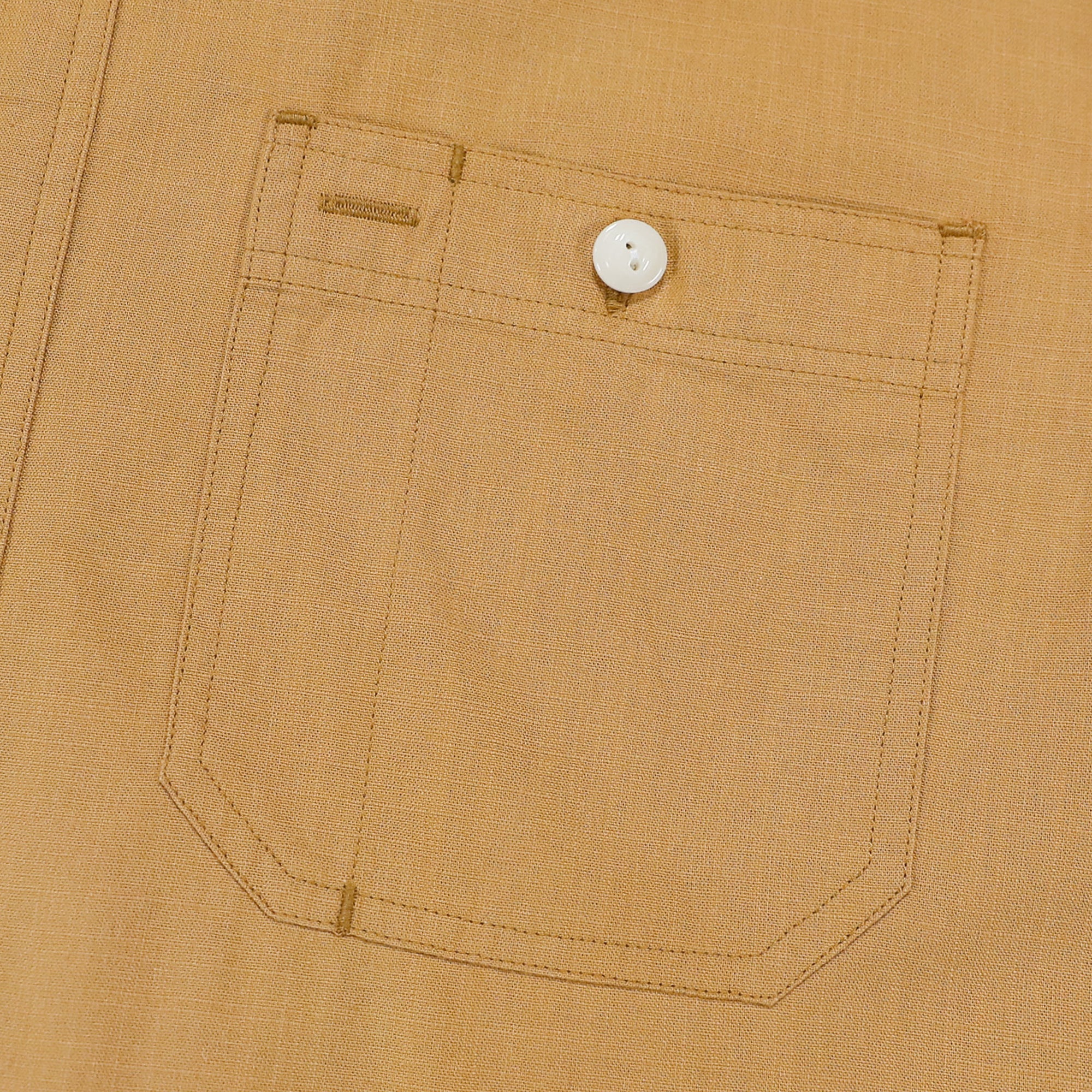 Dubinik® Orange Solid Mens Short Sleeve Button Down Casual Cotton Regular Fit Lightweight Pocket Chambray Mens Button Down Short Sleeve#0057001