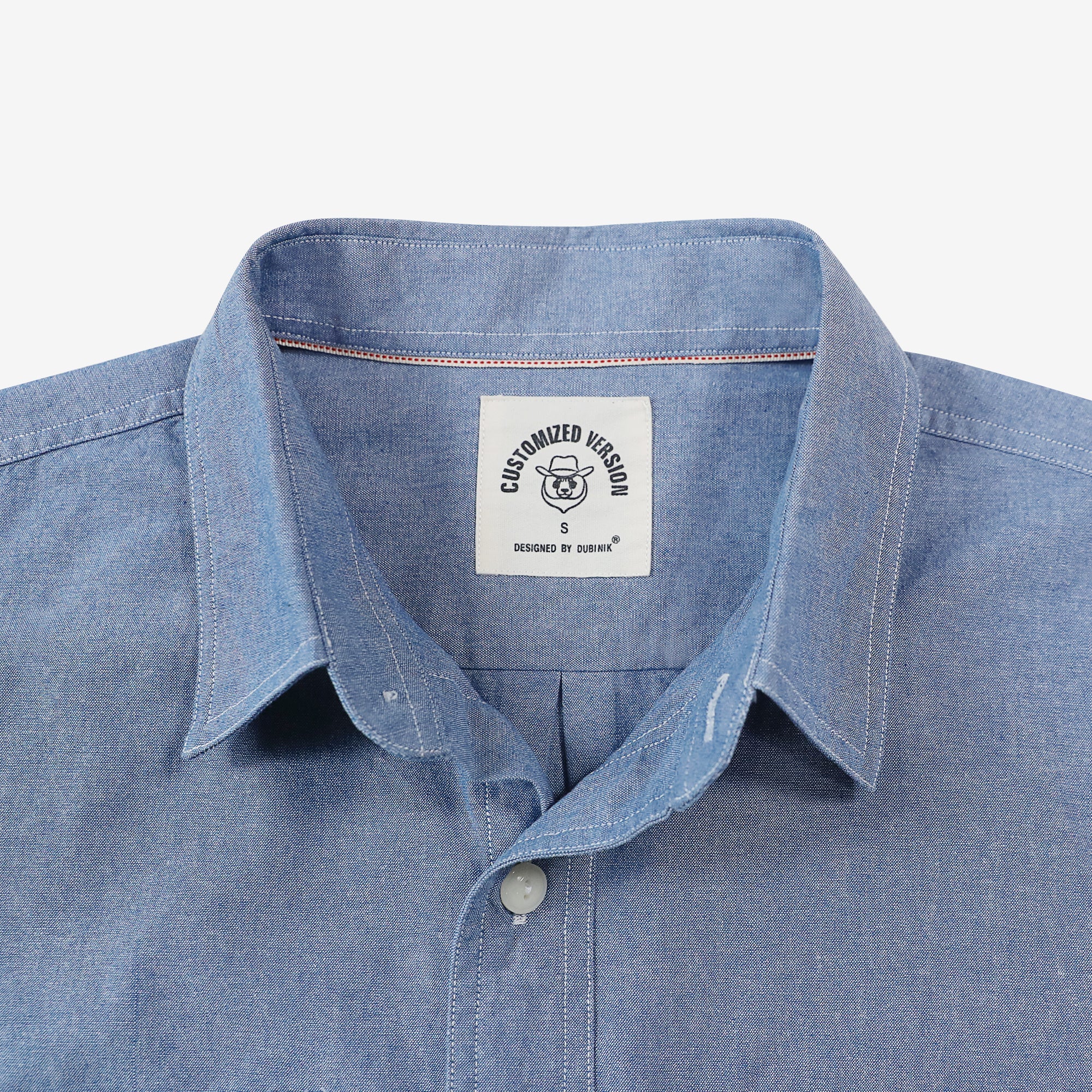 Dubinik® Light Blue Solid Mens Short Sleeve Button Down Casual Cotton Regular Fit Lightweight Pocket Chambray Mens Button Down Short Sleeve#0057009