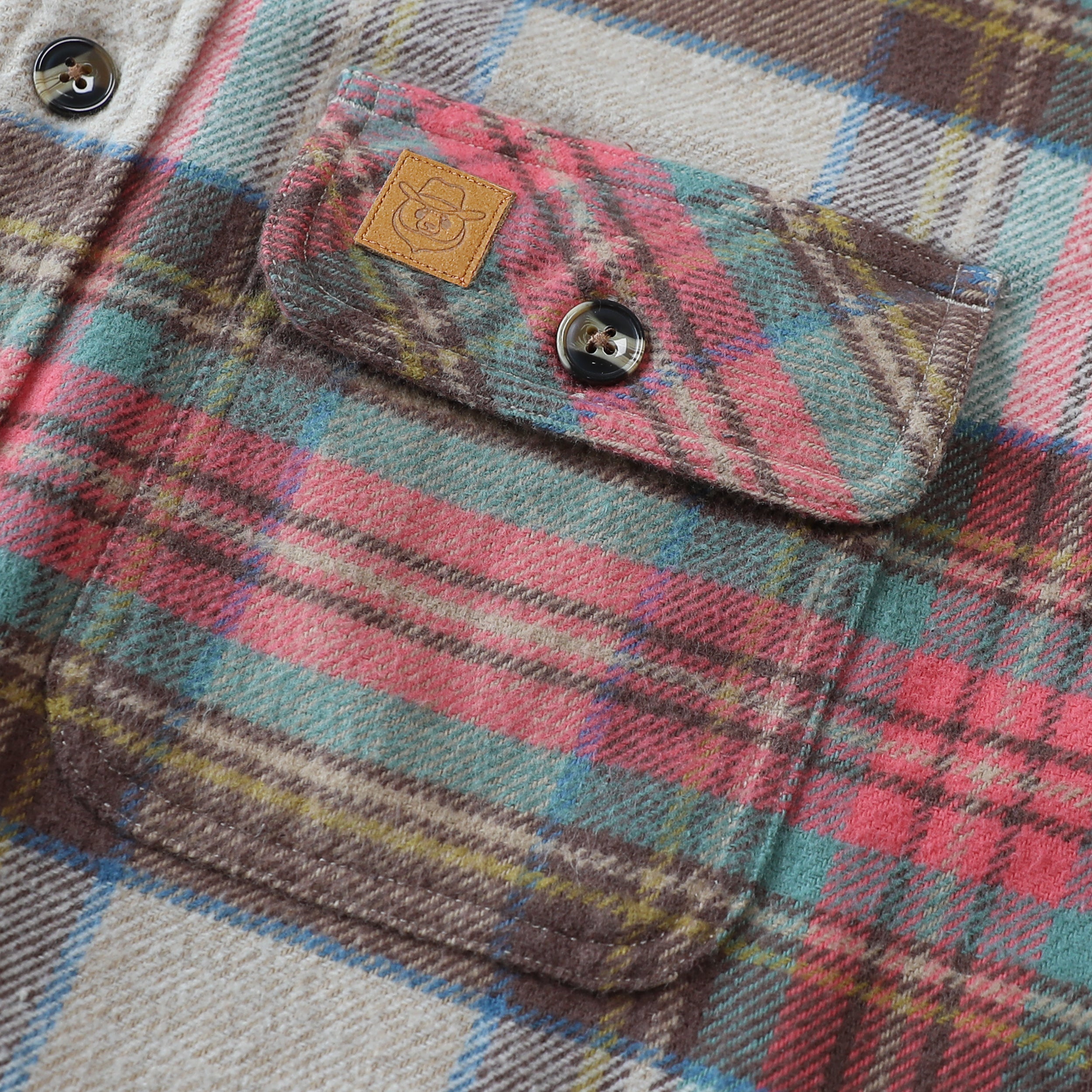 Dubinik® 13oz Ultra Heavyweight Flannel Shirt for Men Long Sleeve Casual Button Down Soft Pure Cotton Plaid Warm Suede Cuffs#0082010