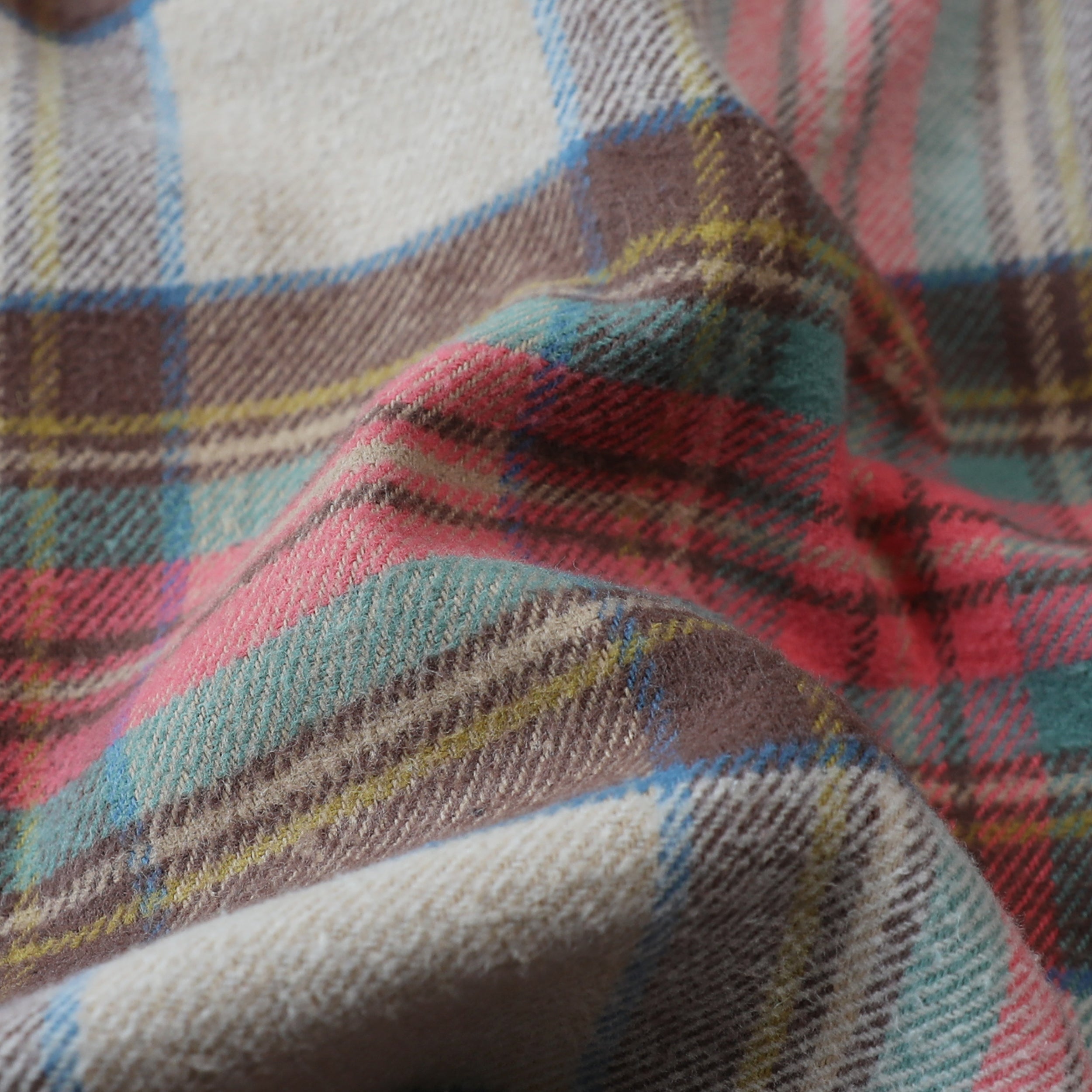 Dubinik® 13oz Ultra Heavyweight Flannel Shirt for Men Long Sleeve Casual Button Down Soft Pure Cotton Plaid Warm Suede Cuffs#0082010