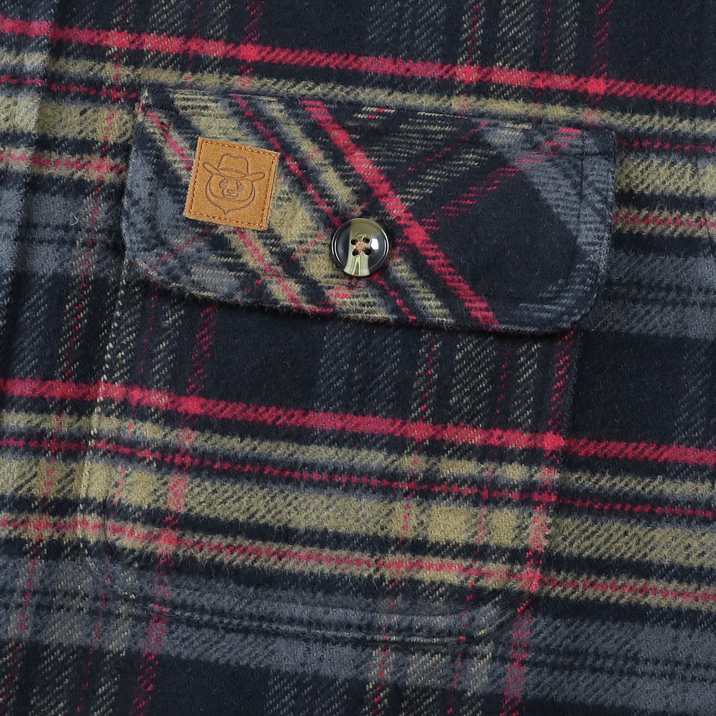 Dubinik® 13oz Ultra Heavyweight Flannel Shirt for Men Long Sleeve Casual Button Down Soft Pure Cotton Plaid Warm Suede Cuffs#0082001