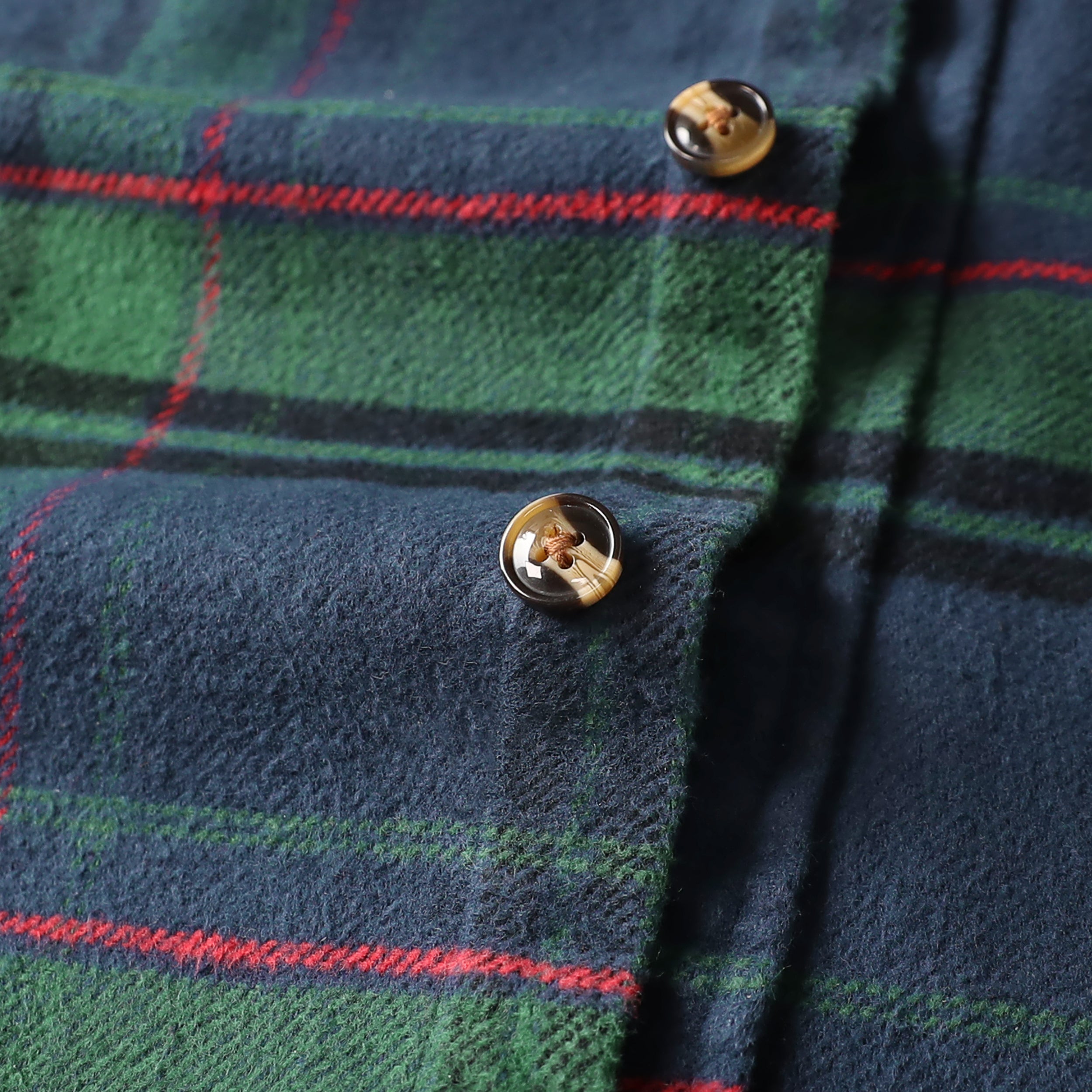 Dubinik® 13oz Ultra Heavyweight Flannel Shirt for Men Long Sleeve Casual Button Down Soft Pure Cotton Plaid Warm Suede Cuffs#0082016