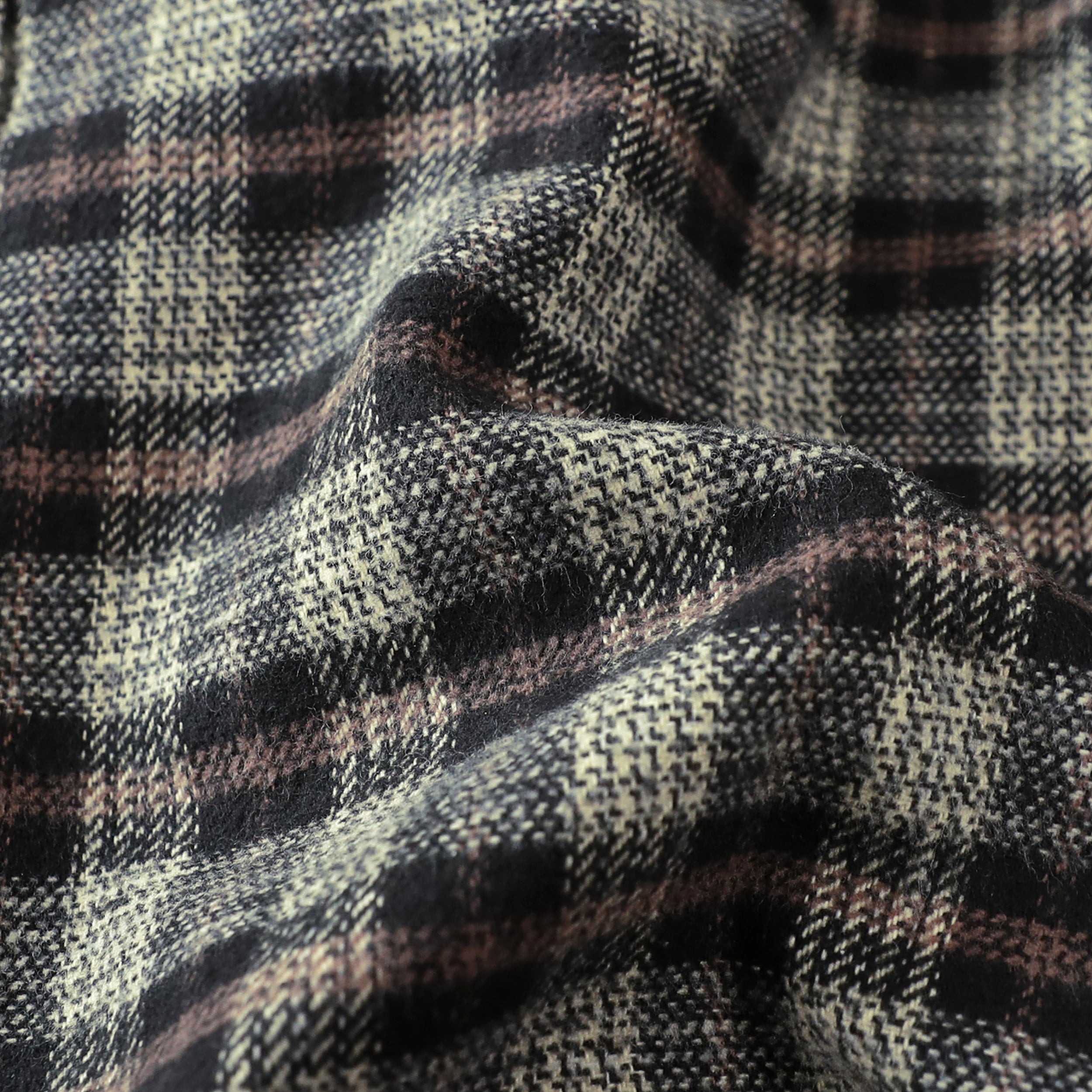 Dubinik® 13oz Ultra Heavyweight Flannel Shirt for Men Long Sleeve Casual Button Down Soft Pure Cotton Plaid Warm Suede Cuffs#0082015