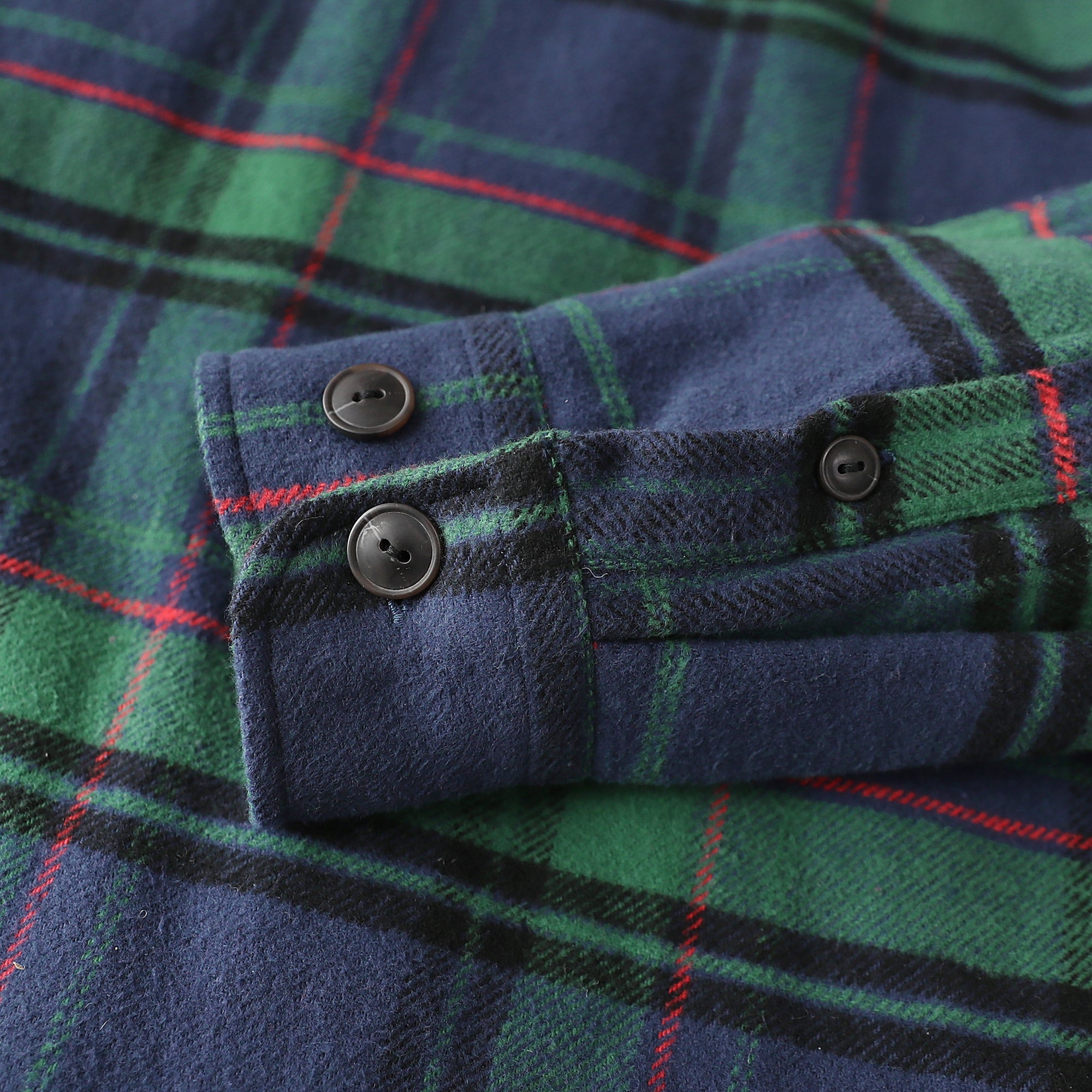 Dubinik® Mens Shacket Flannel Warm Lined Coats Lightweight Jacket Casual Green Plaid Flannel Shirt For Men Long Sleeve Button Down#0182016