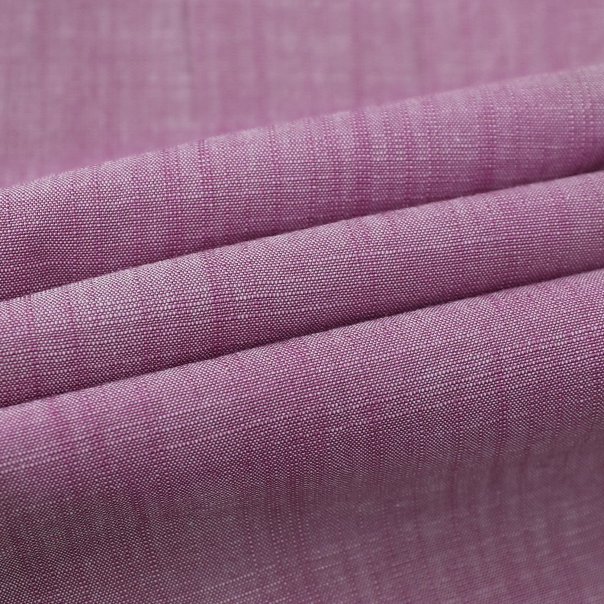 Dubinik® Dark Pink Chambray Long Sleeve Button-Front Closure Pocket Cotton Workshirt#58012