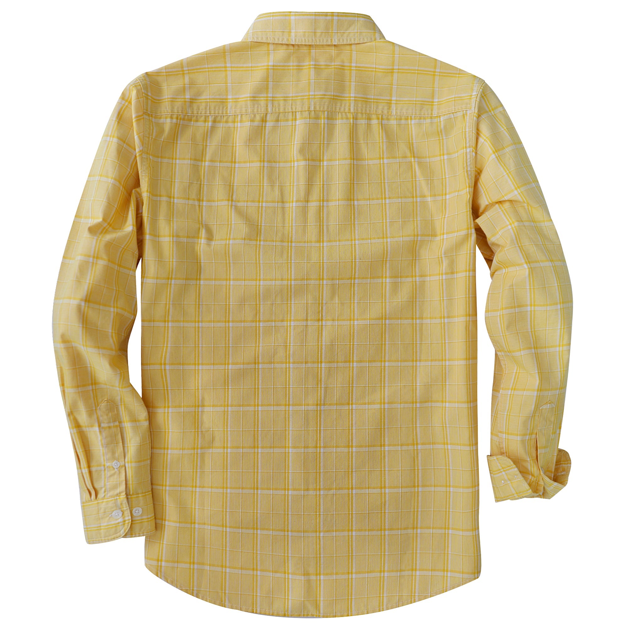 Dubinik® Mens Long Sleeve Button Down Shirts Casual Plaid Shirt with Practical Double Pockets Comfortable and Soft#0050011