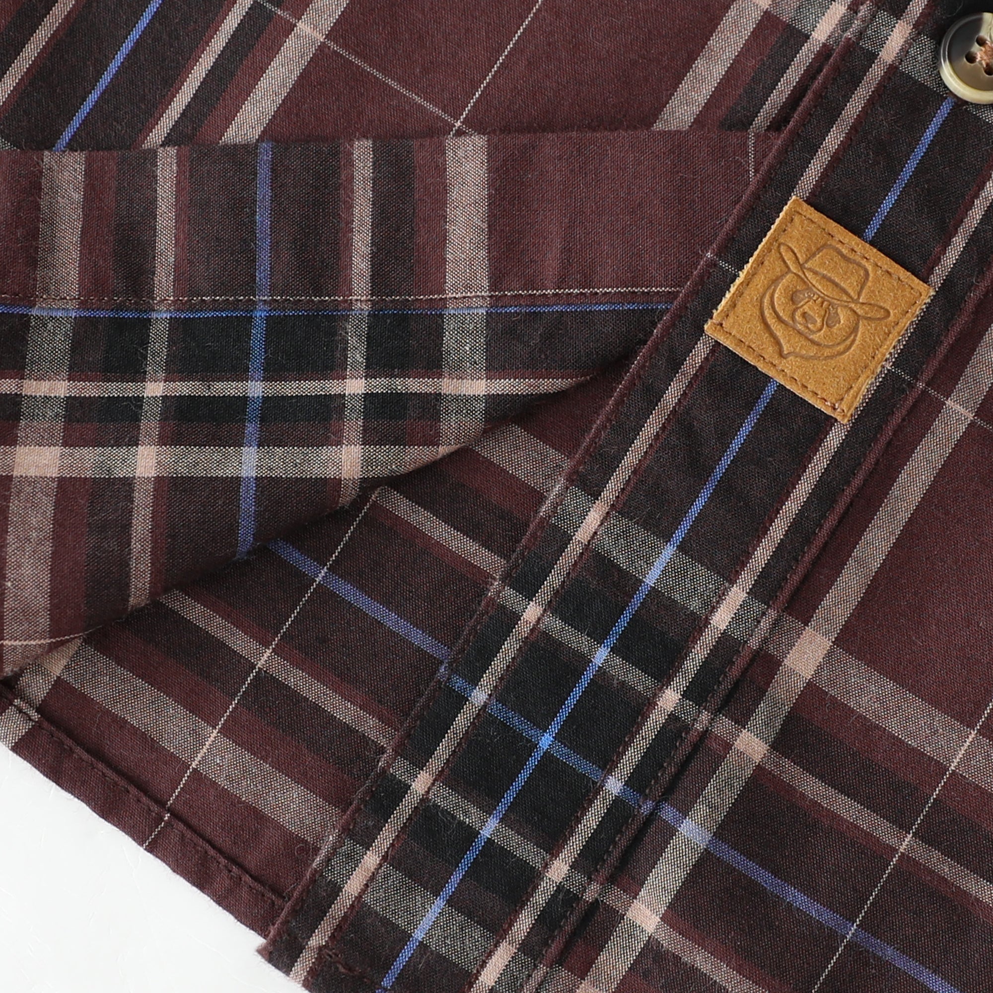 Dubinik® Mens Long Sleeve Button Down Shirts Casual Plaid Shirt with Practical Double Pockets Comfortable and Soft#0050012