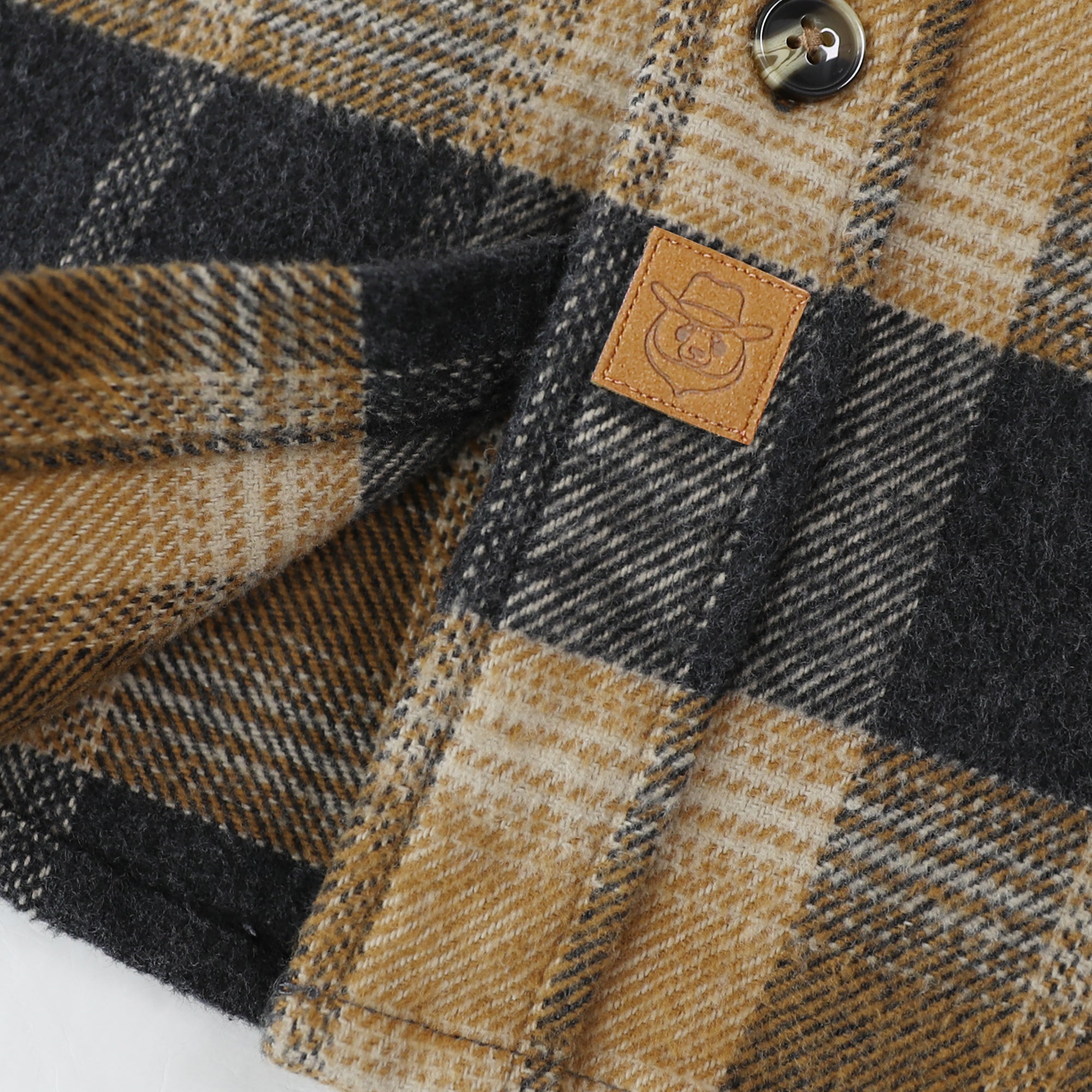 Dubinik® 13oz Ultra Heavyweight Mens Flannel Shirts Long Sleeve Casual Button Down Pocket Soft Warm Cotton Shirt#84007