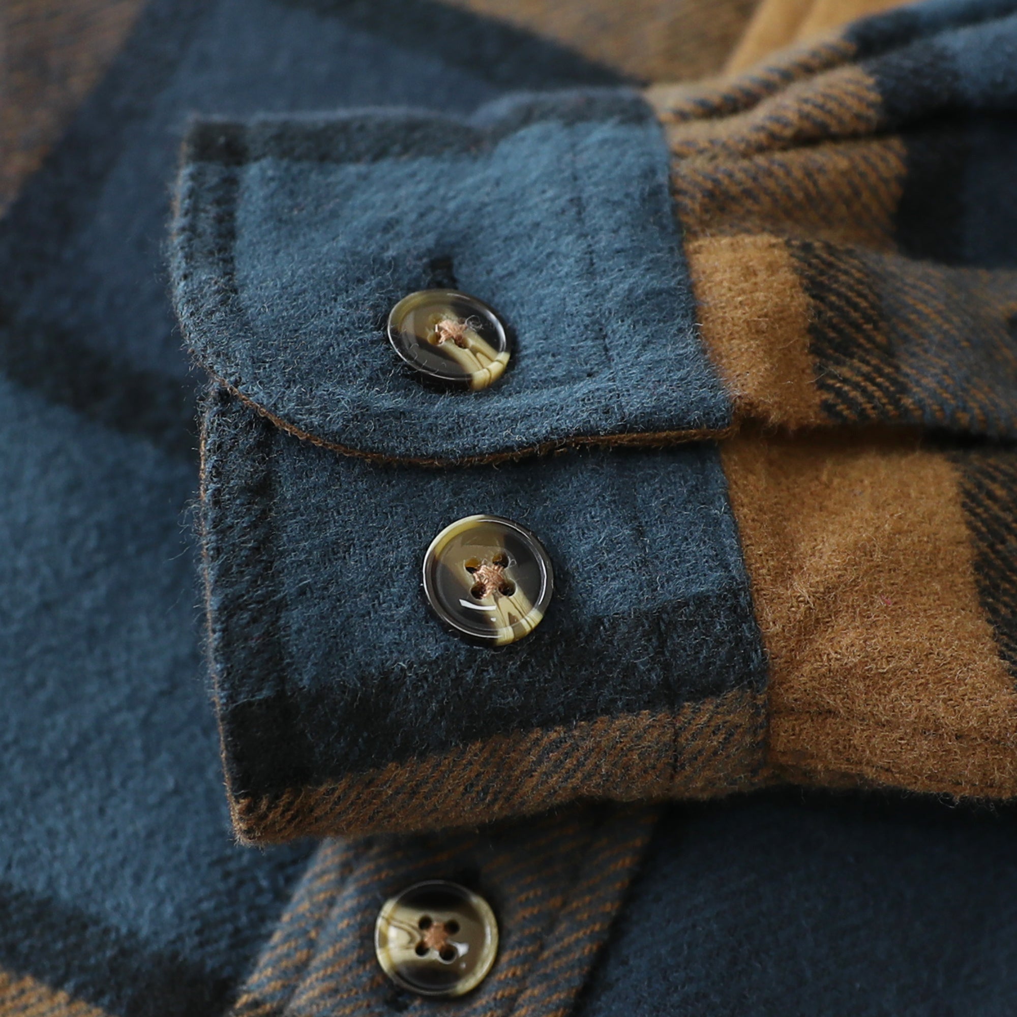 Dubinik® 13oz Ultra Heavyweight Mens Flannel Shirts Long Sleeve Casual Button Down Pocket Soft Warm Cotton Shirt#84003