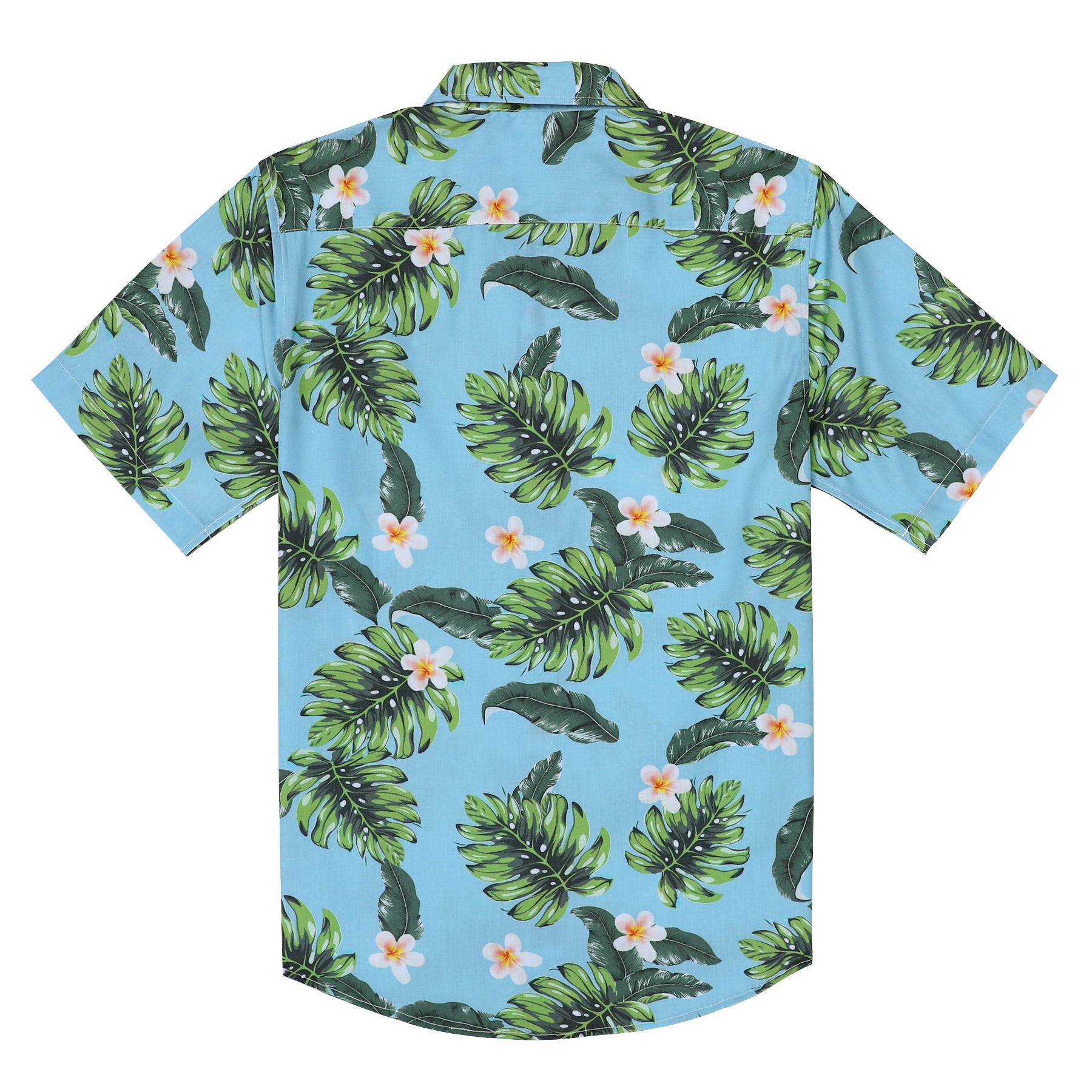 Hawaiian Shirt for Men Aloha Tropical Short Sleeve Button Down Print Beach Shirts #2624