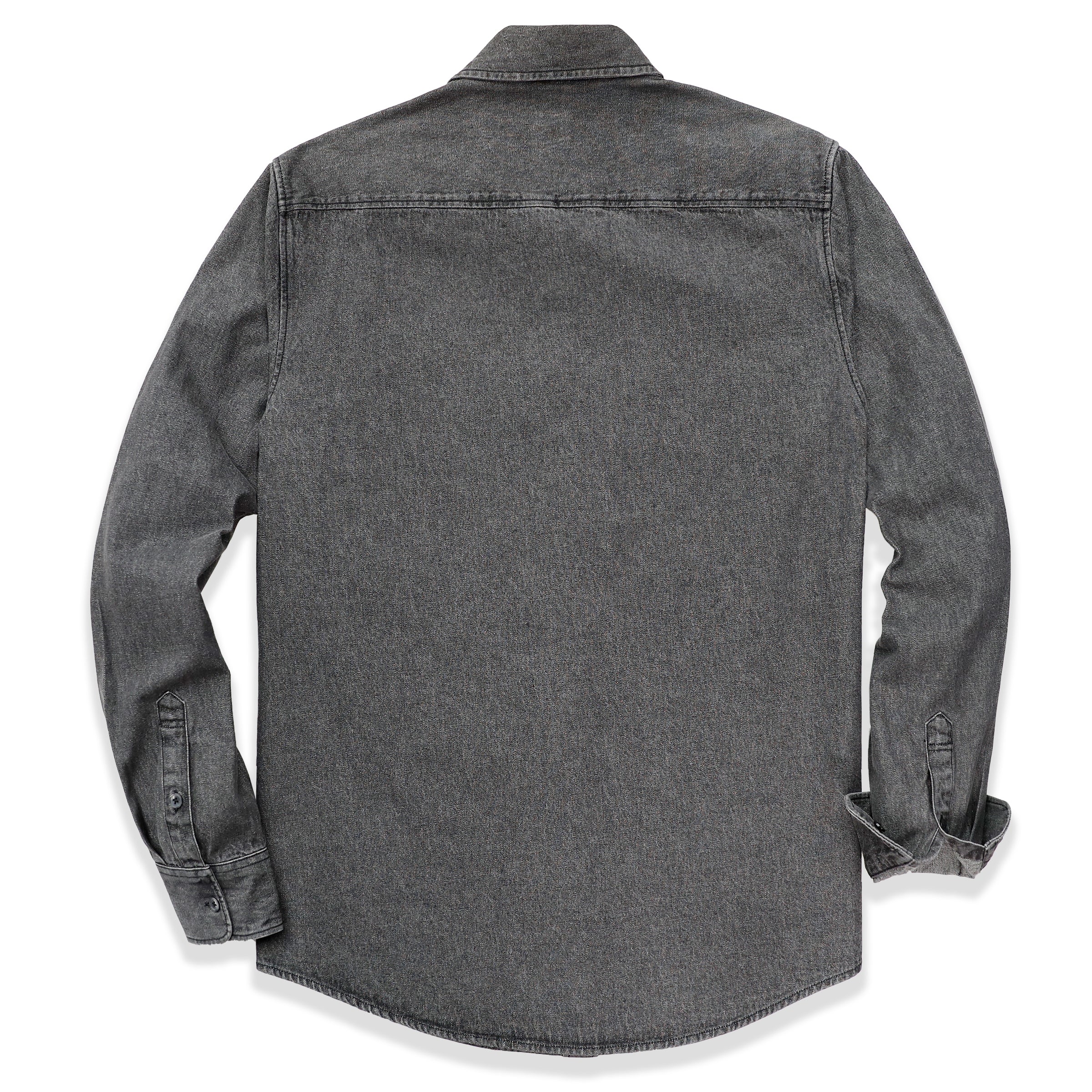 Men's cotton long sleeve denim shirt #4503