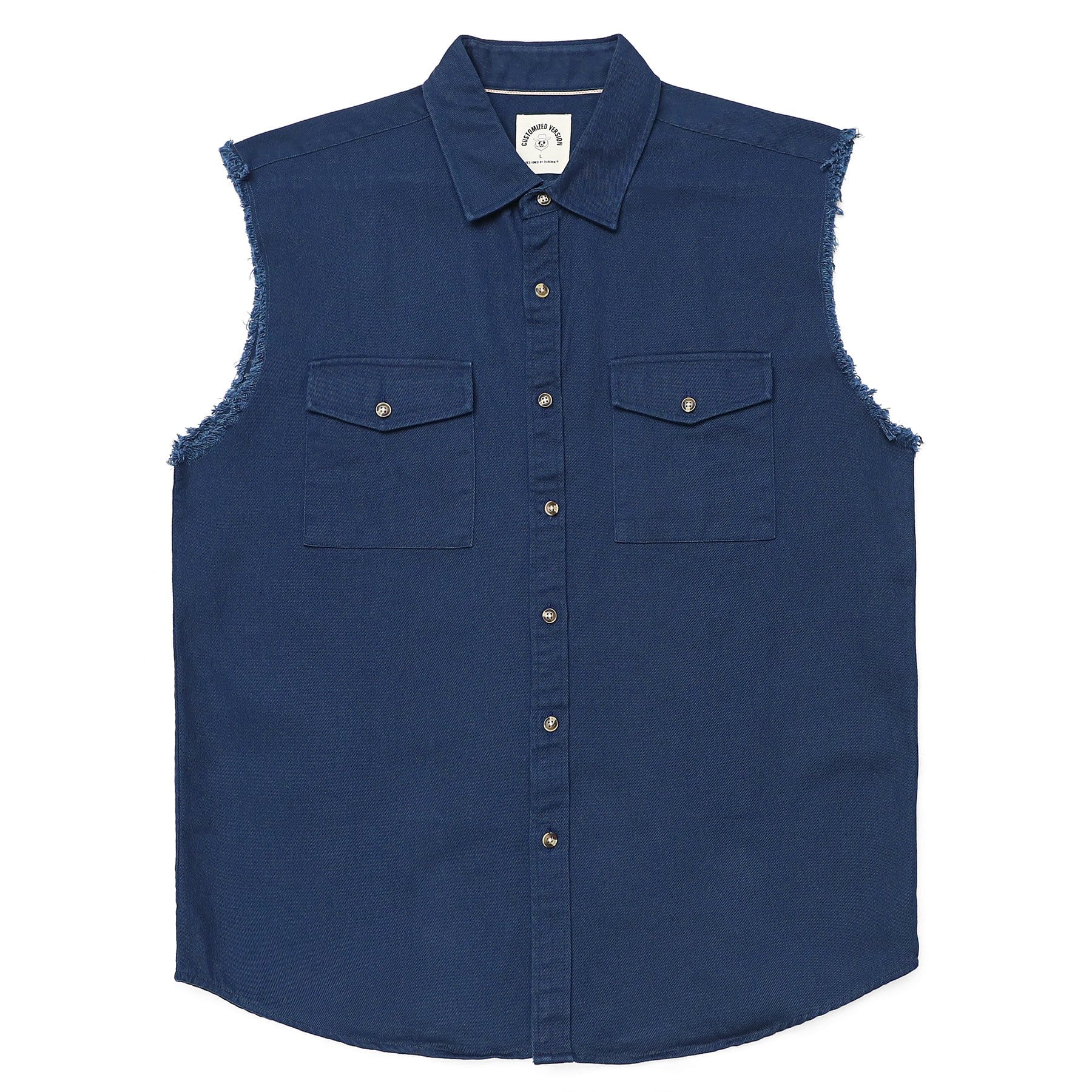 Men's sleeveless denim undershirt #1201