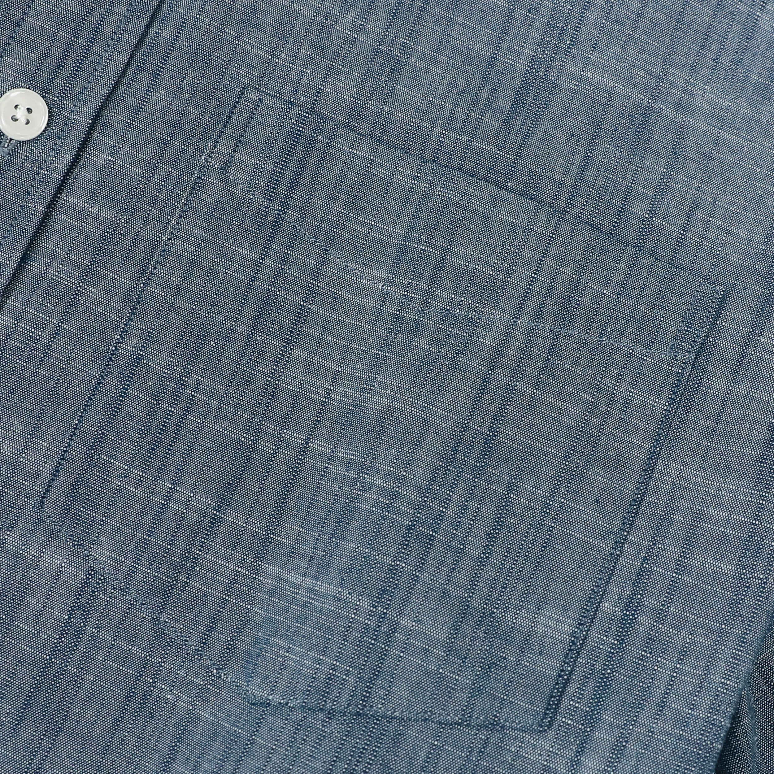 Dubinik® Solid Cyan Mens Short Sleeve Button Down Shirts 100% Cotton Plaid Men's Casual Button-Down Shirts with Pocket#01043