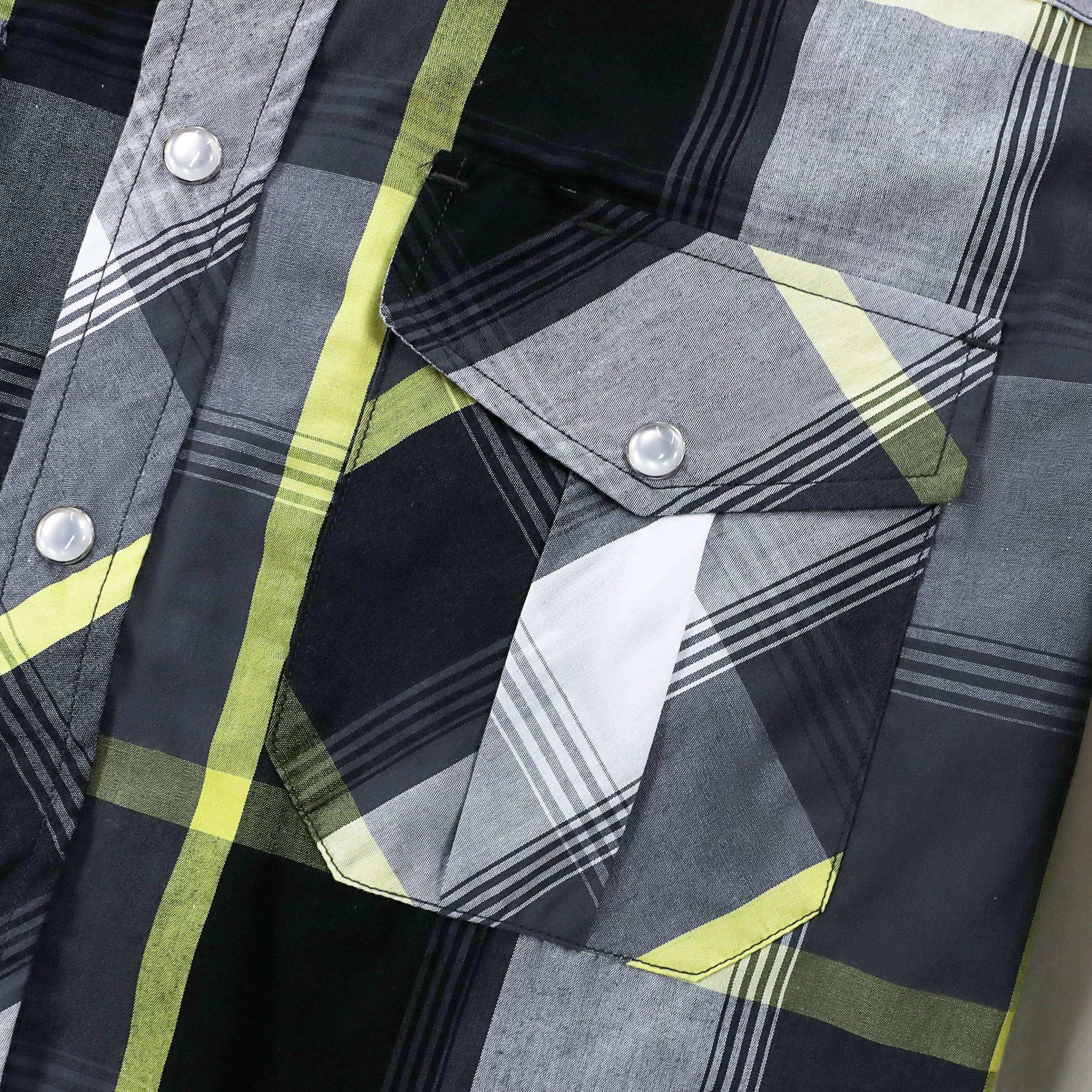 Dubinik® Pearl Snap Shirts for Men Long Sleeve Western Shirts for Men Vintage Casual Plaid Shirt Cowboy Shirts for Men#42017