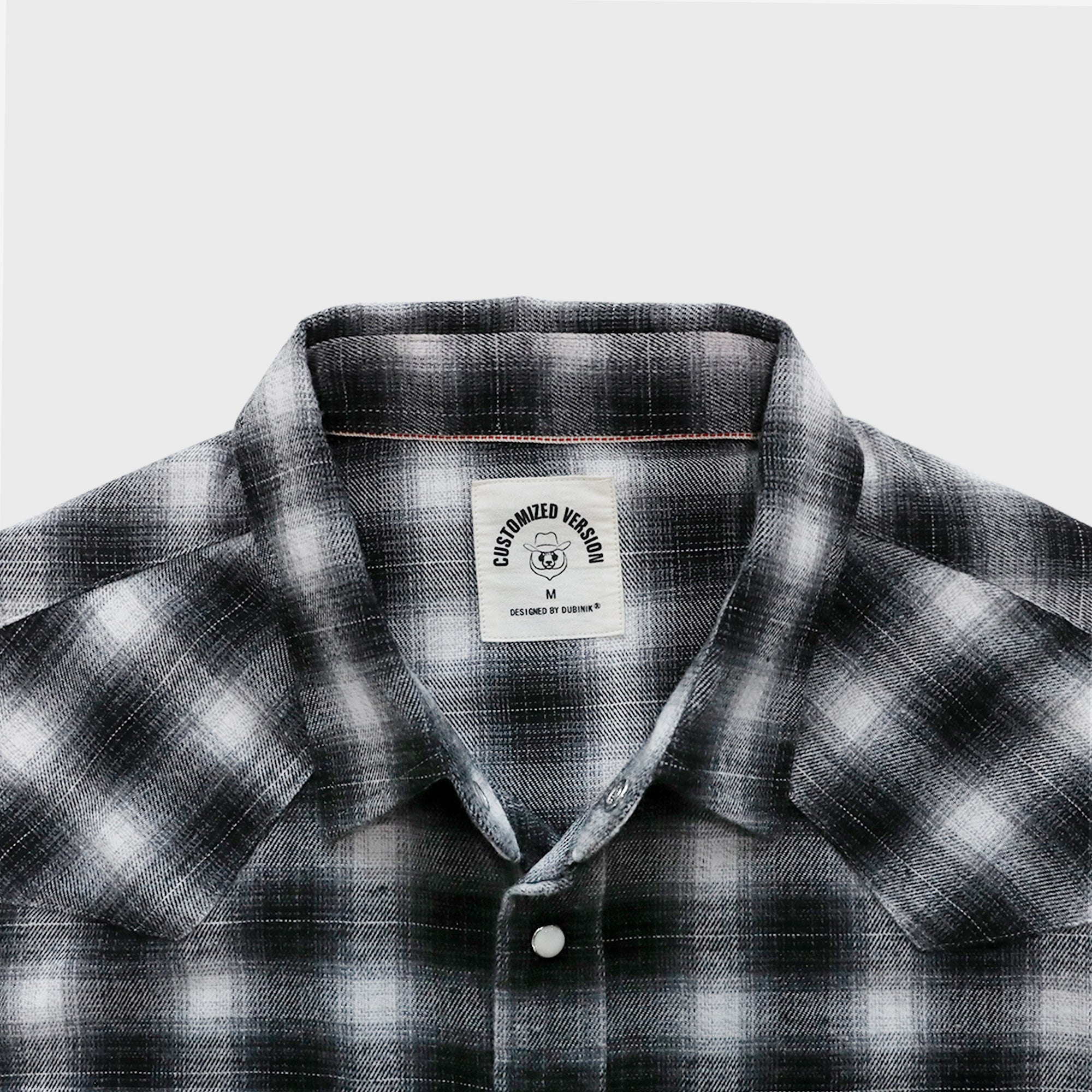 Mens Flannel Long Sleeve Pearl Snap Buttons Western Cowboy Vintage Casual Shirts #2819