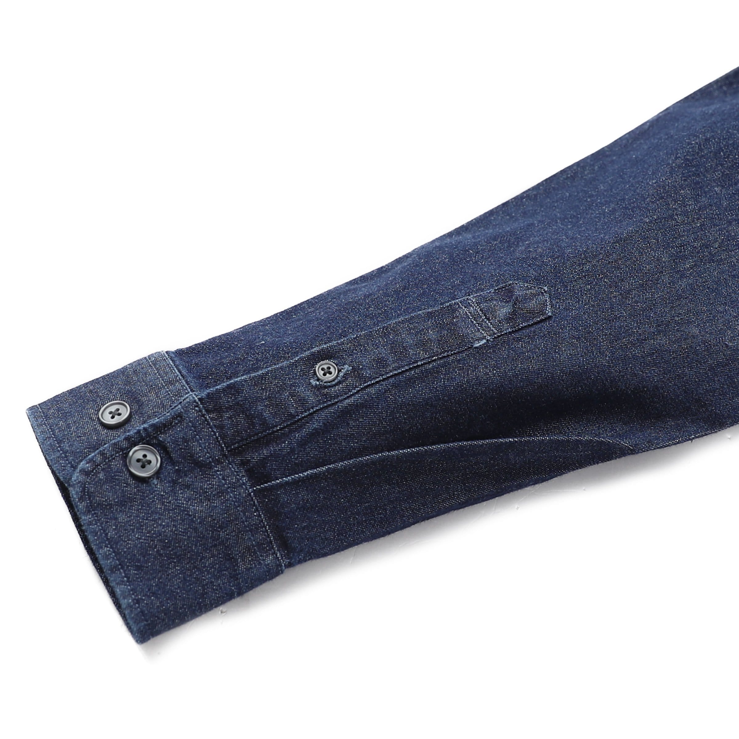 Men's cotton long sleeve denim shirt #4500