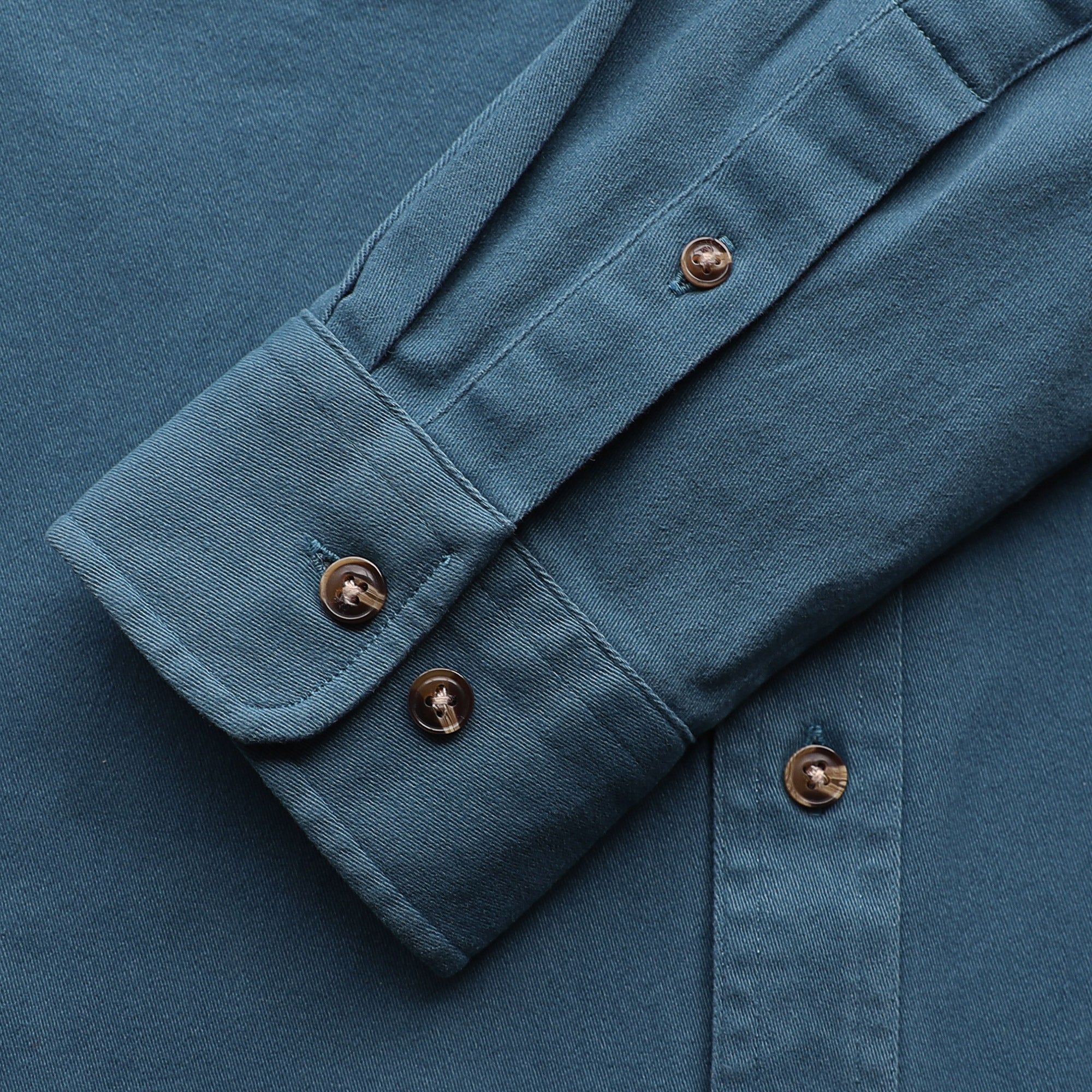 Men's Navy blue Solid 100% cotton outdoor casual workwear pocket vintage shirt #1506