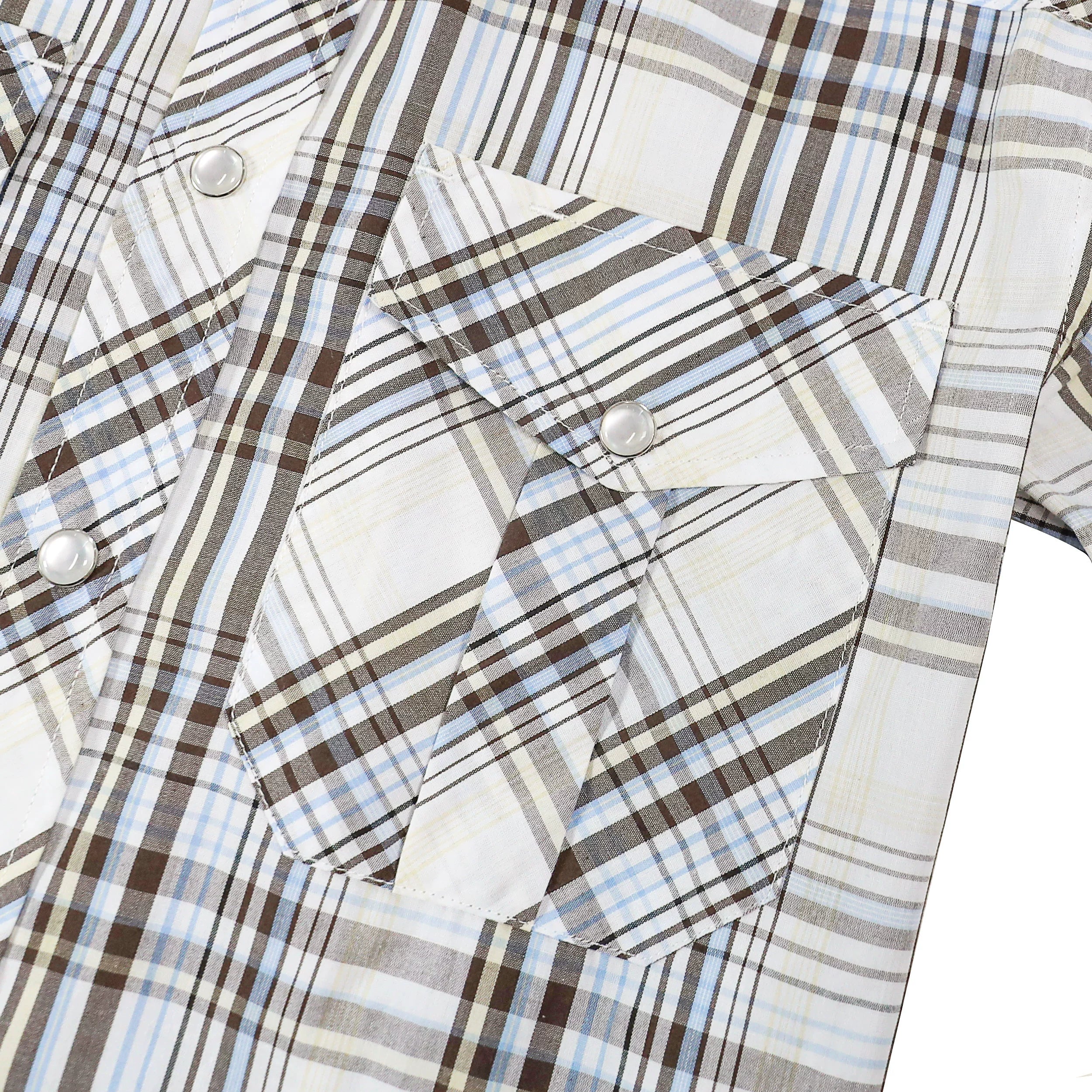 Dubinik® Pearl Snap Shirts for Men Long Sleeve Western Shirts for Men Vintage Casual Plaid Shirt Cowboy Shirts for Men#42007