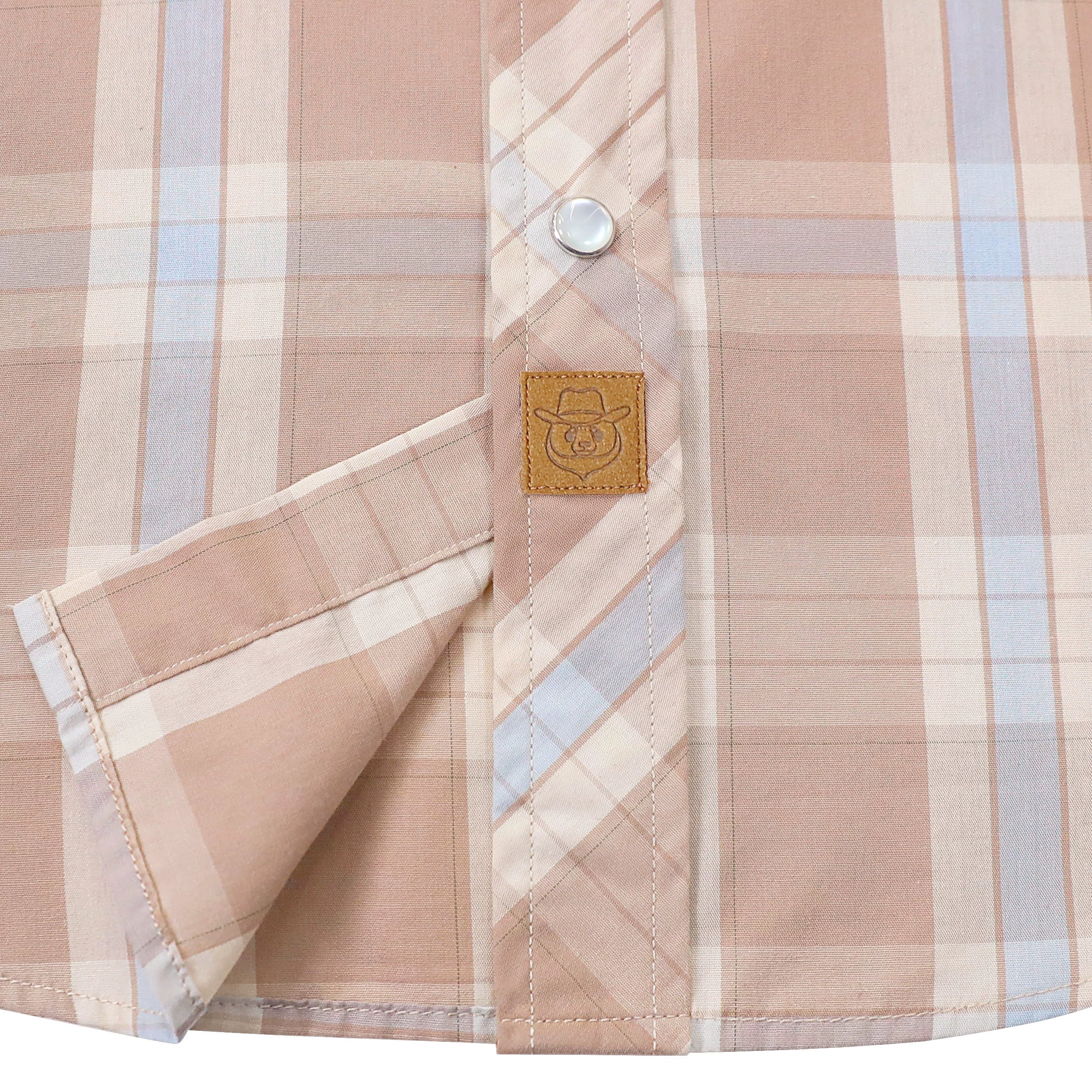 Dubinik® Western Shirts for Men Short Sleeve Plaid Pearl Snap Shirts for Men Button Up Shirt Cowboy Casual Work Shirt#41029