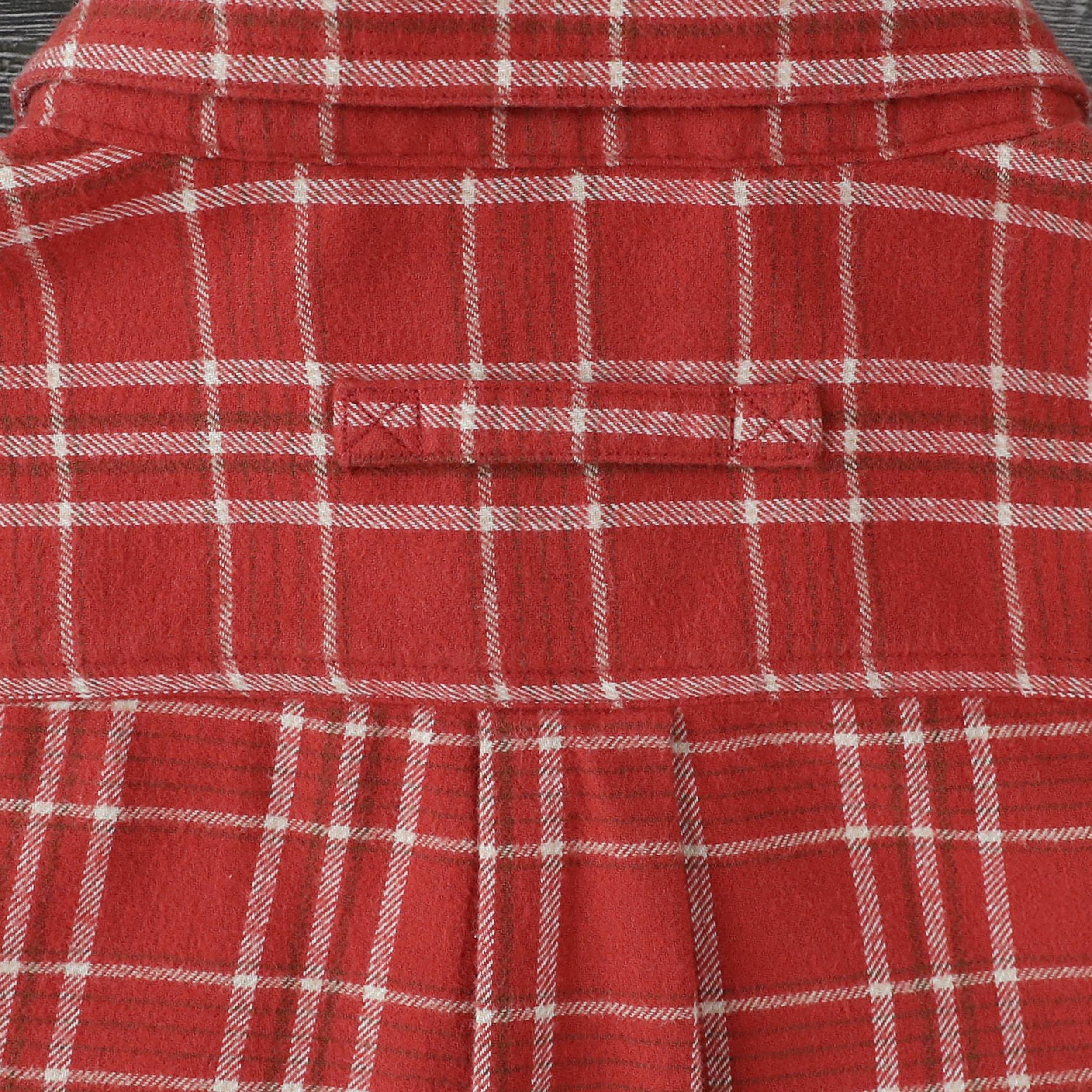 Dubinik® Mens Flannel Shirt Long Sleeve Button Down Plaid All Cotton Soft Brushed Flannel Shirt For Men Utility Casual Shirt #0030004