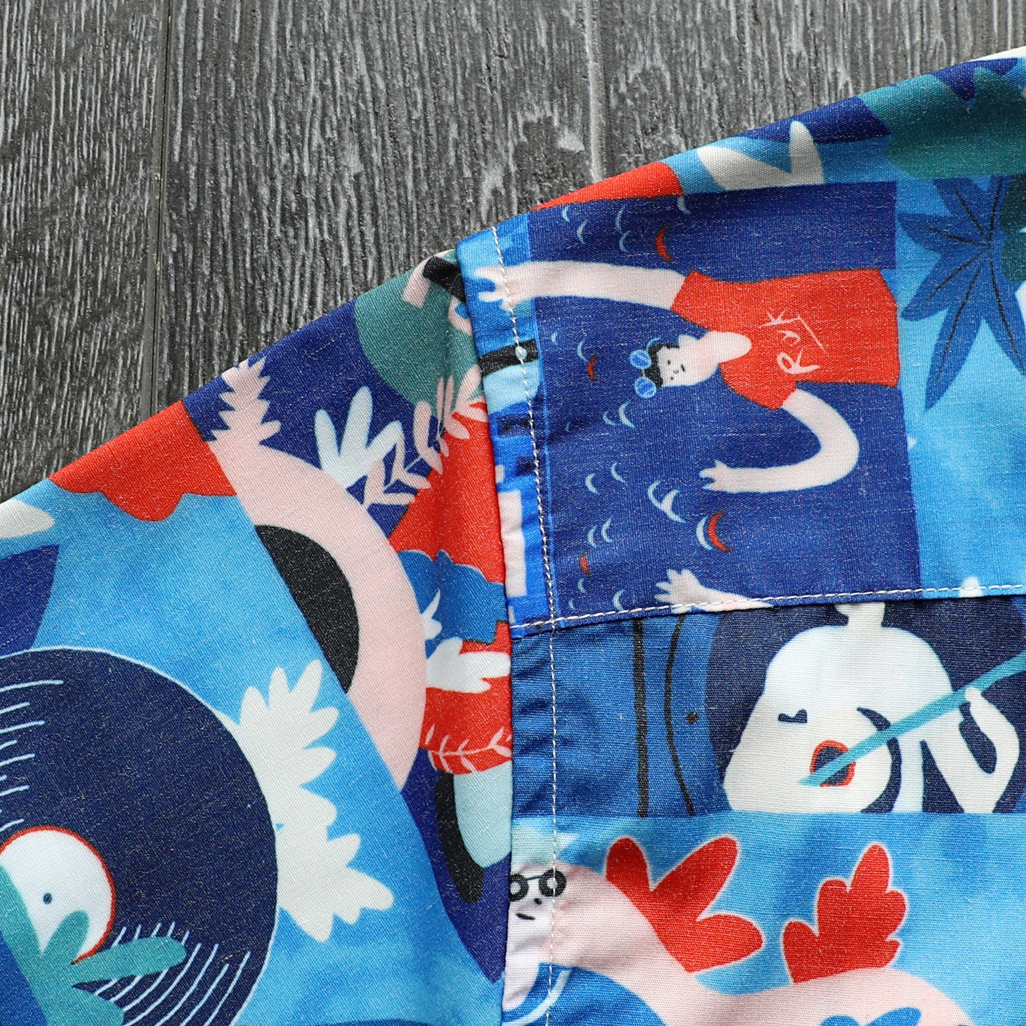 Hawaiian Shirt for Men Aloha Tropical Short Sleeve Button Down Print Beach Shirts #2607