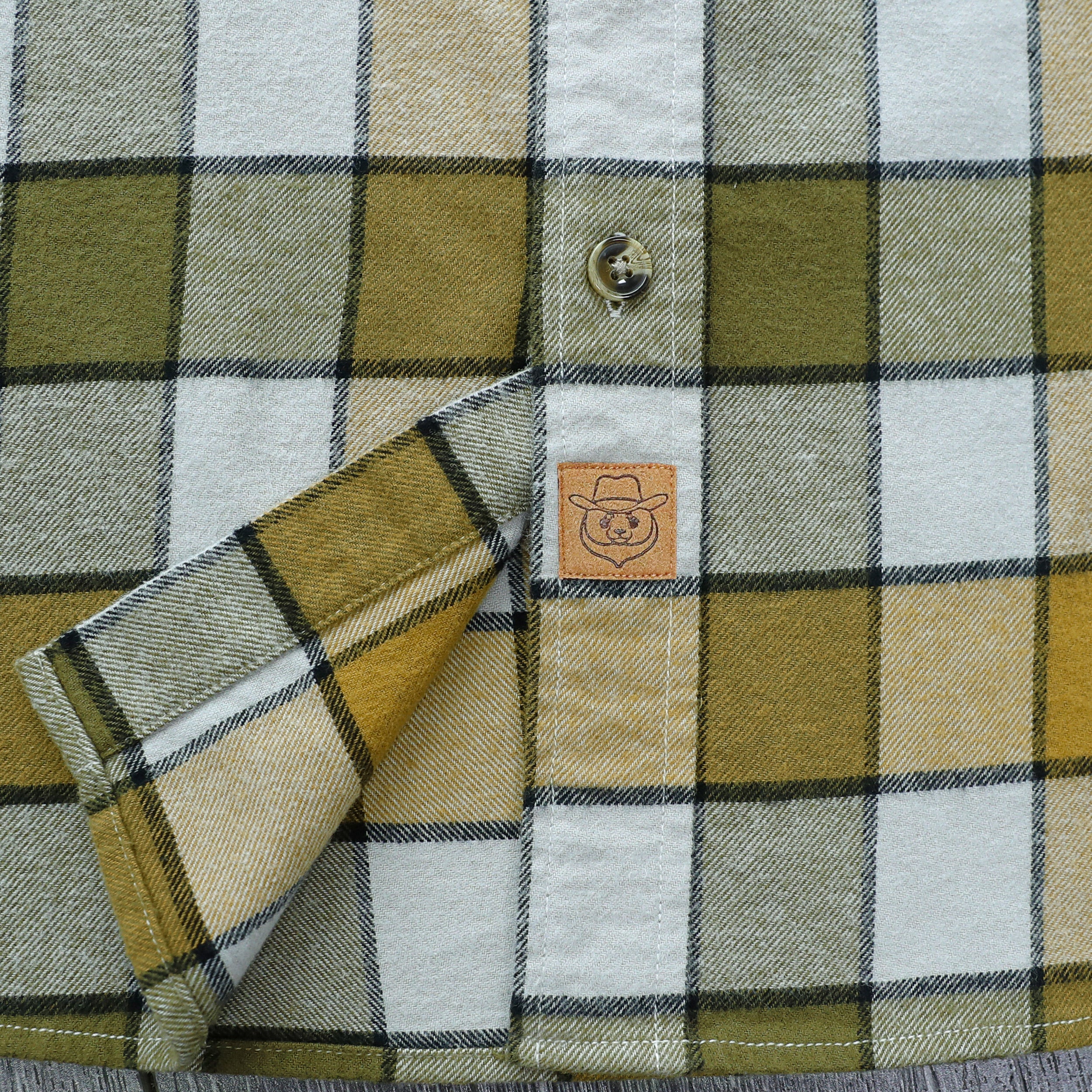 Dubinik® Mens Flannel Shirt Long Sleeve Button Down Plaid All Cotton Soft Brushed Flannel Shirt For Men Utility Casual Shirt #0030001