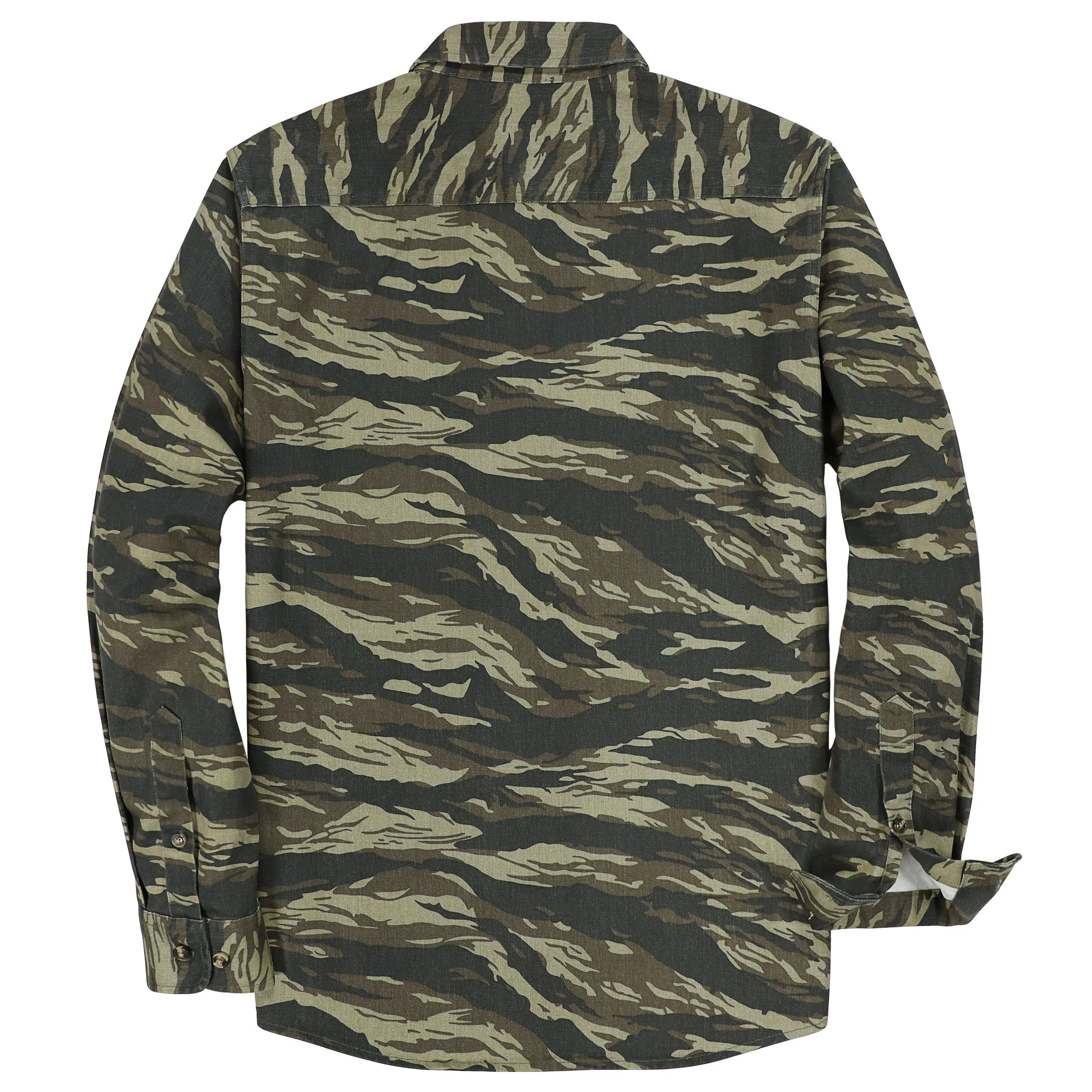 Men's 100% cotton outdoor casual workwear pocket vintage shirt #15CMC