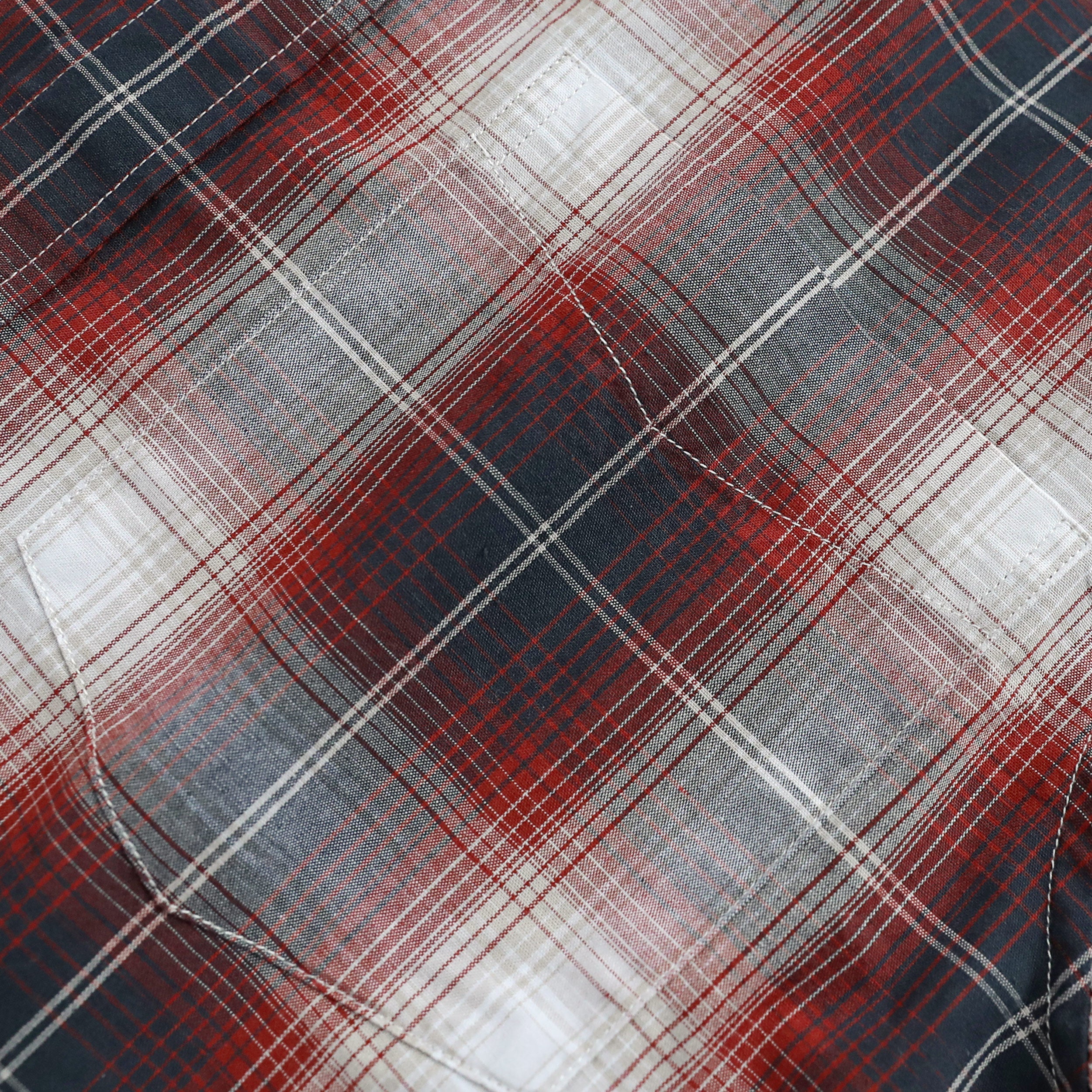 Dubinik® Mens Short Sleeve Button Down Shirts 100% Cotton Plaid Casual Shirt with Pocket #0110