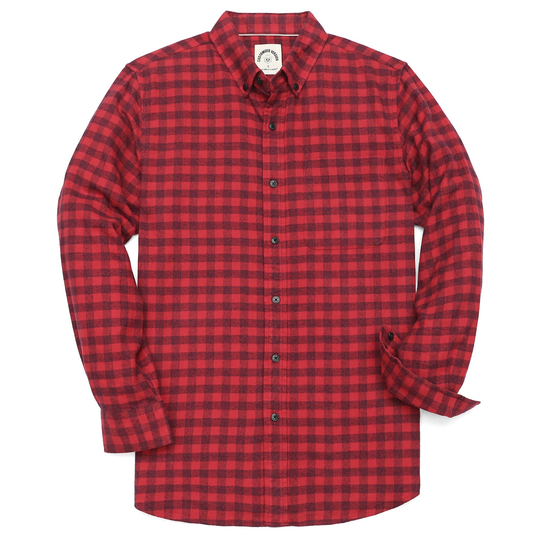 Men's Plaid Flannel Long Sleeve Shirts #0307