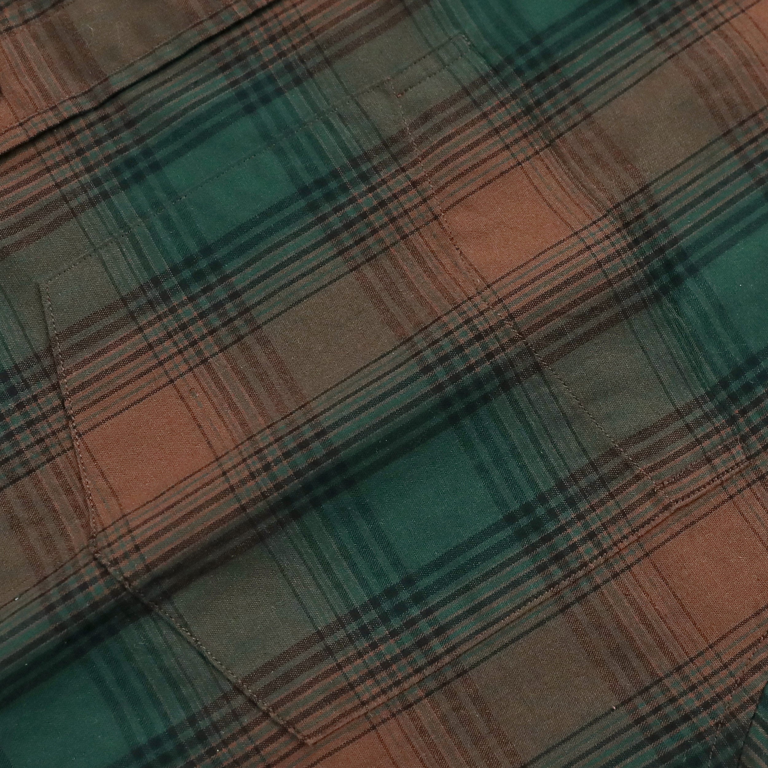 Dubinik® Short Sleeve Button Down Shirts 100% Cotton Plaid Casual Shirt with Pocket #0113