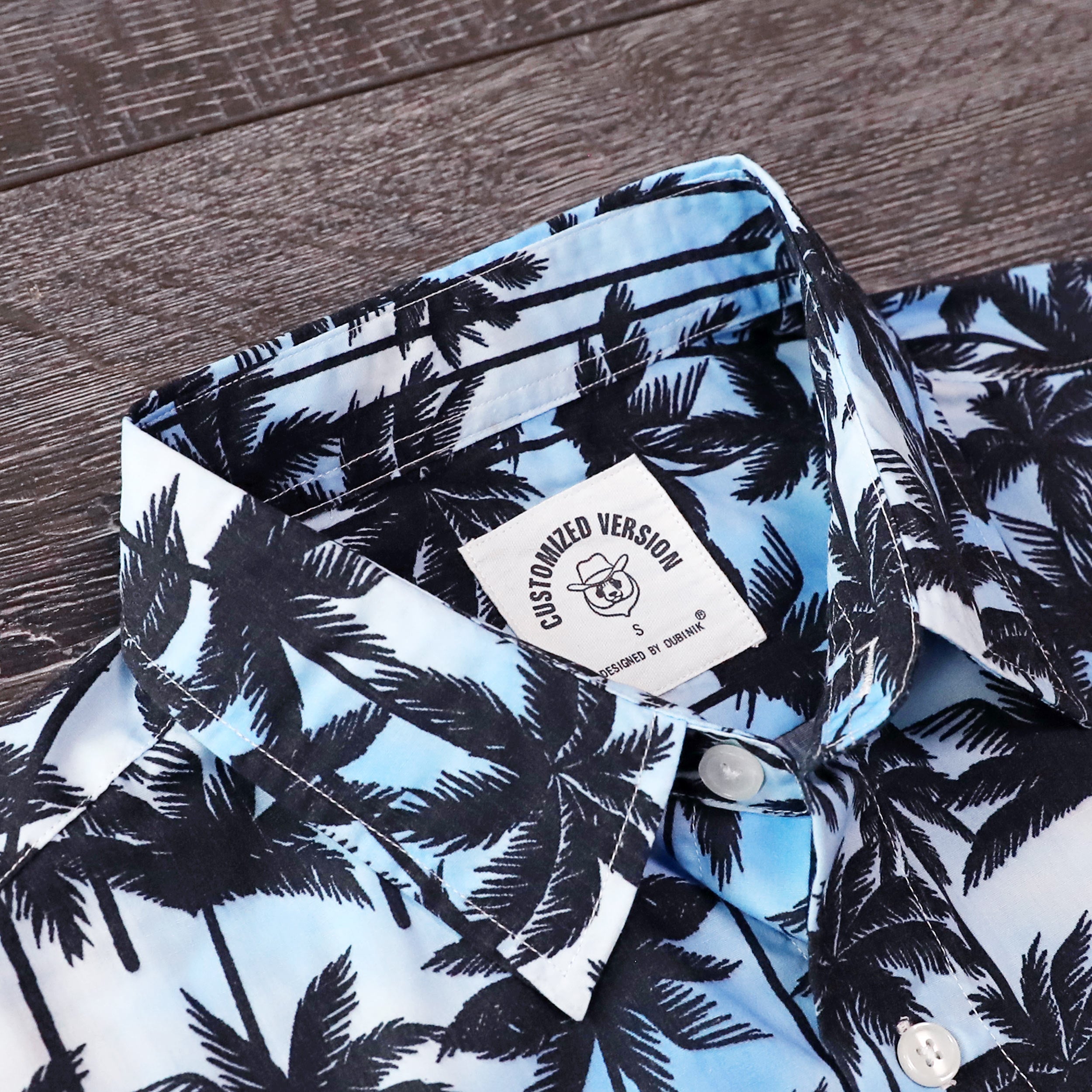 Hawaiian Shirt for Men Aloha Tropical Short Sleeve Button Down Print Beach Shirts #2612