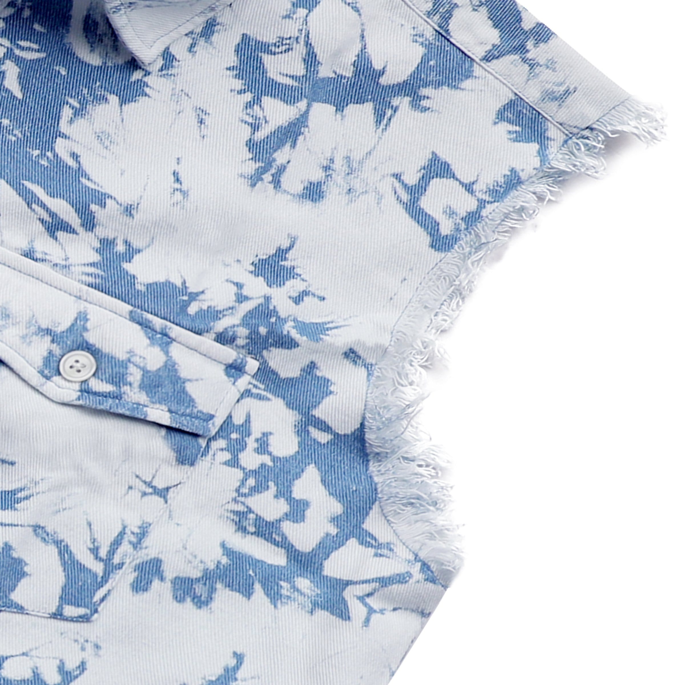 Men's sleeveless denim undershirt #1202