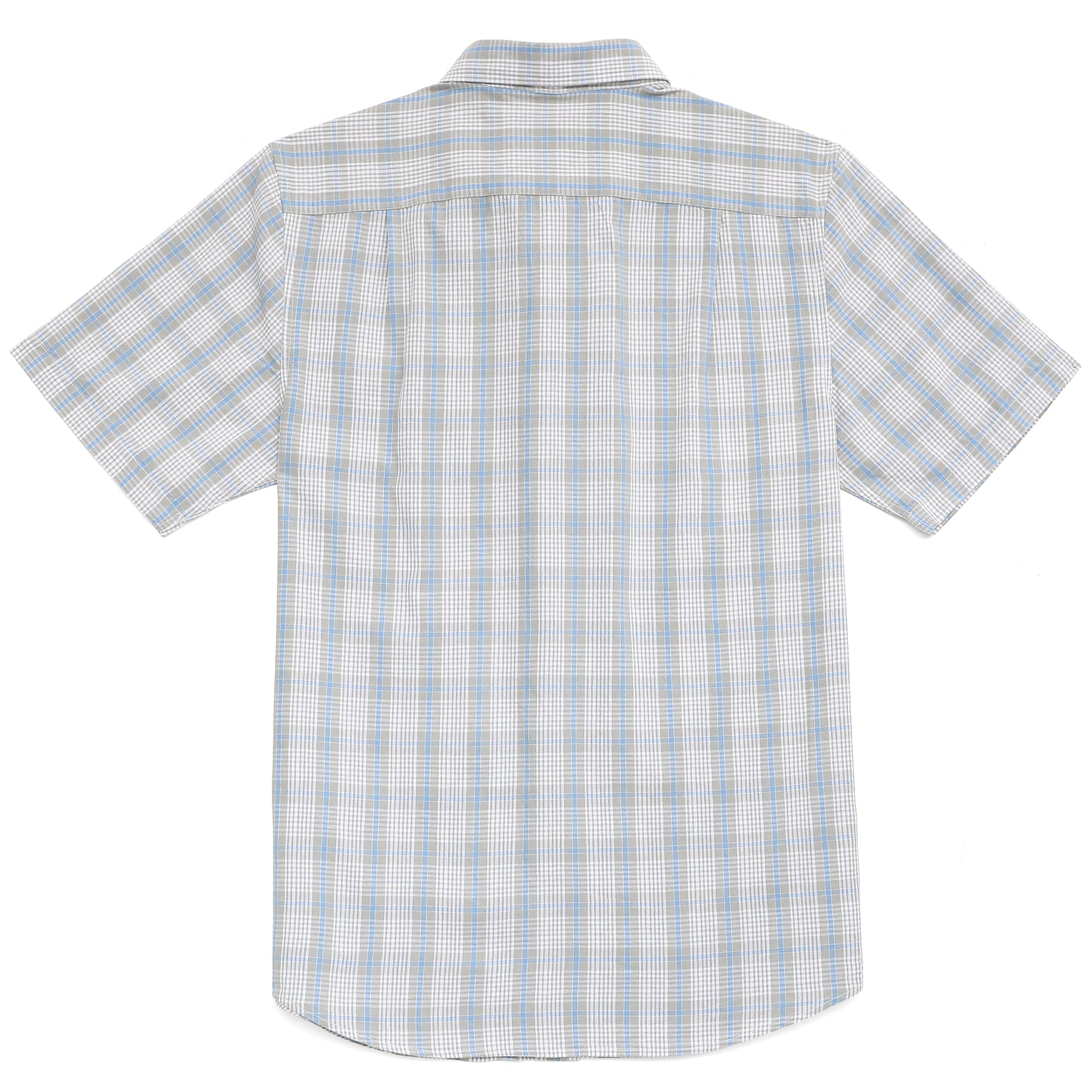 Men's casual short-sleeved cotton shirt #0012