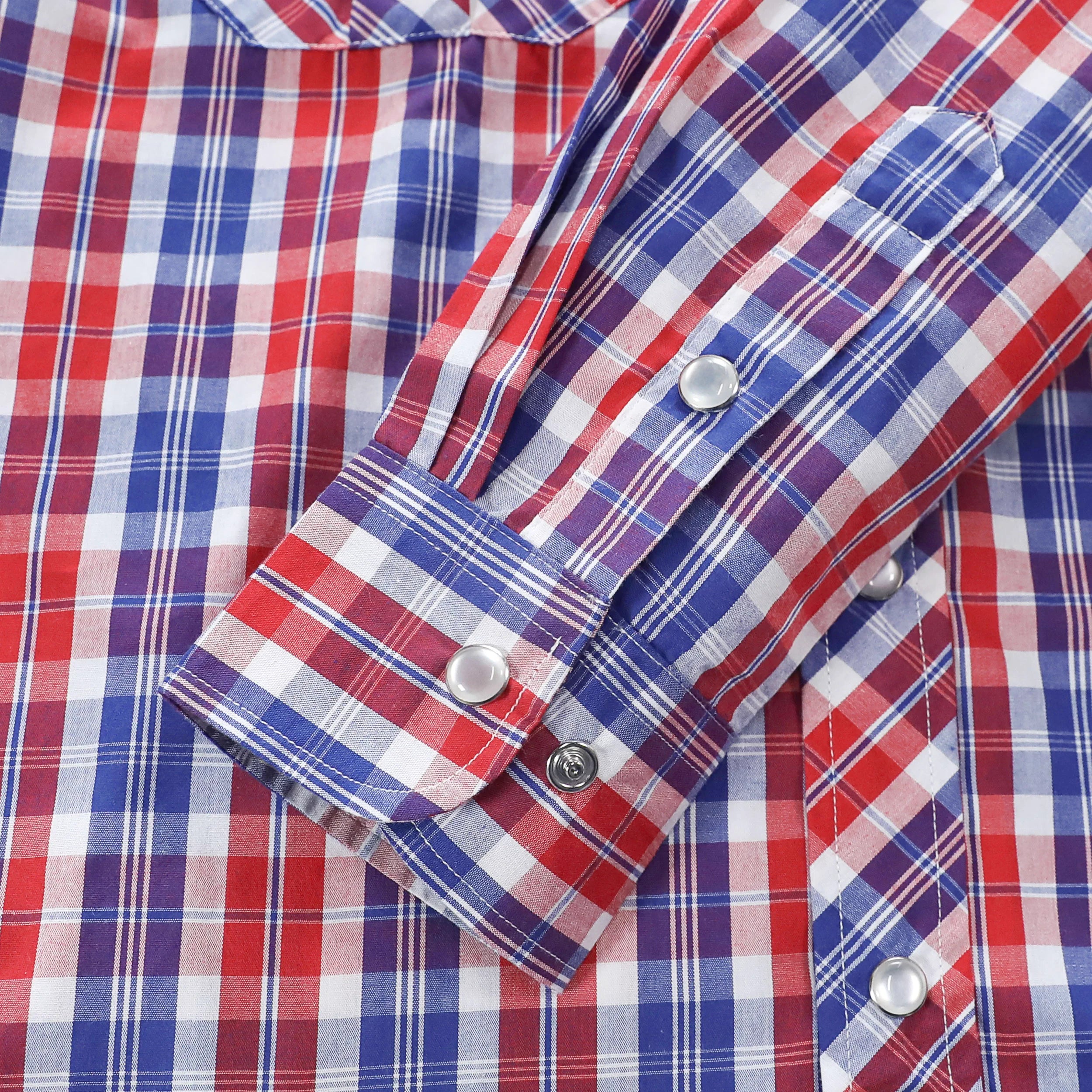 Dubinik® Pearl Snap Shirts for Men Long Sleeve Western Shirts for Men Vintage Casual Plaid Shirt Cowboy Shirts for Men#42013