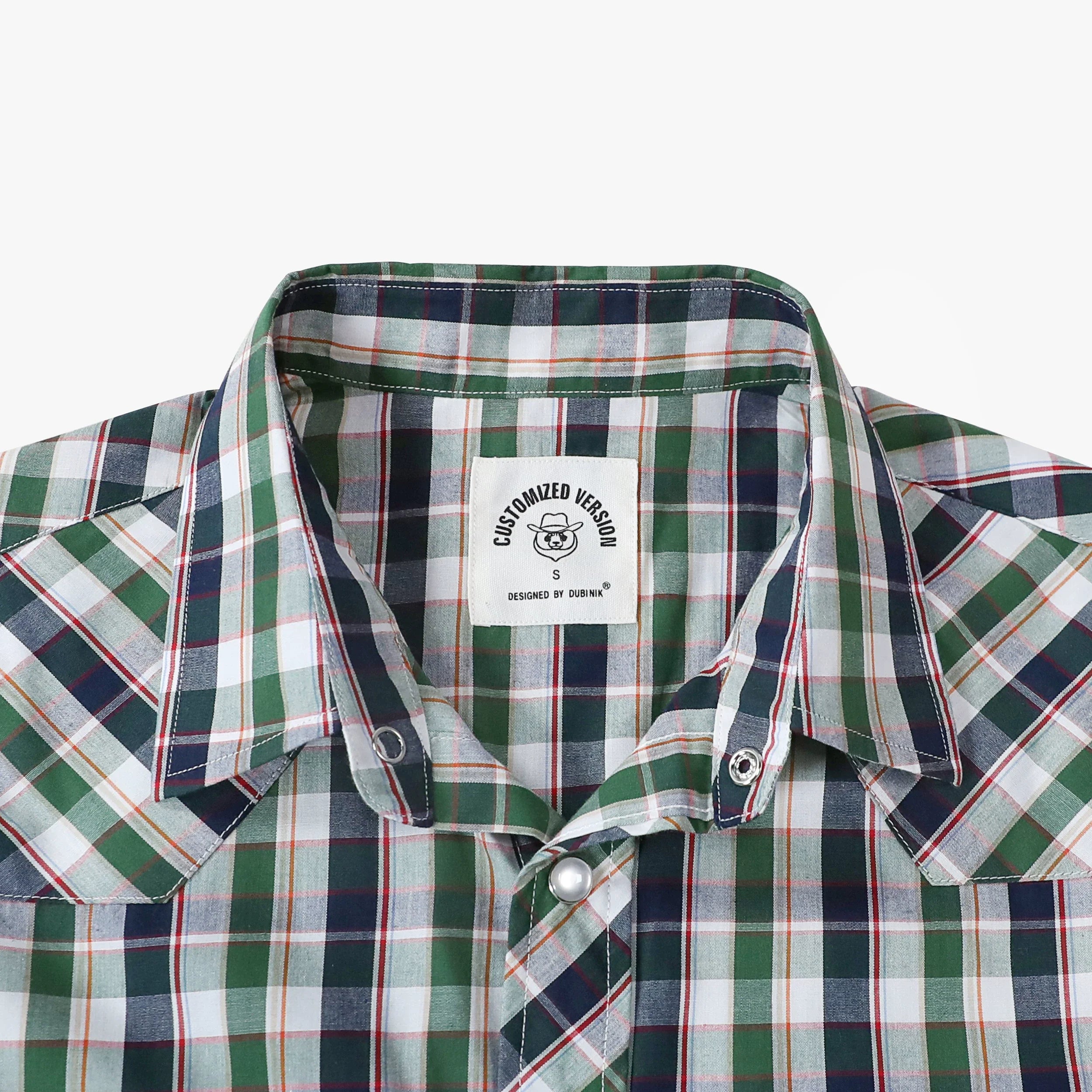 Dubinik® Pearl Snap Shirts for Men Long Sleeve Western Shirts for Men Vintage Casual Plaid Shirt Cowboy Shirts for Men#42002